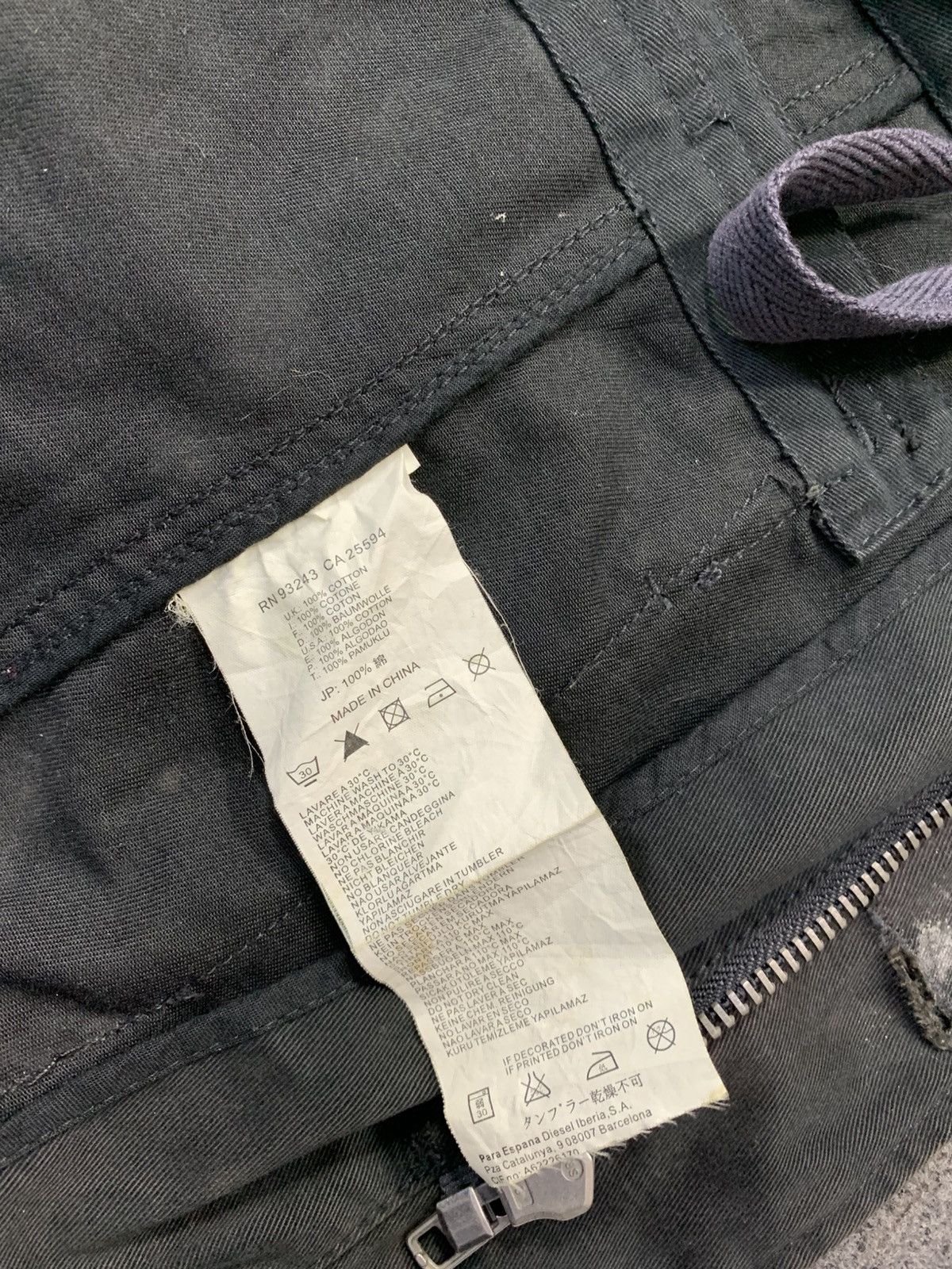 Diesel 90s Diesel Industry Denim Division Hooded Multipockets Size XL / US 12-14 / IT 48-50 - 9 Thumbnail