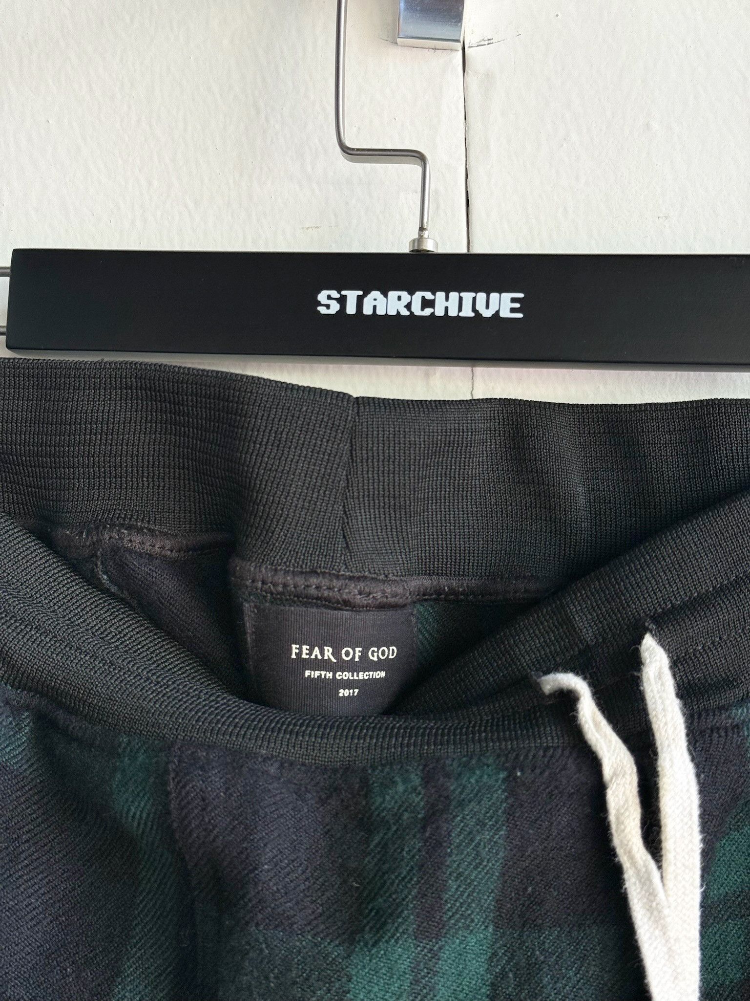 Fear of God Fear Of God Green Plaid Pants Size US 32 / EU 48 - 6 Thumbnail