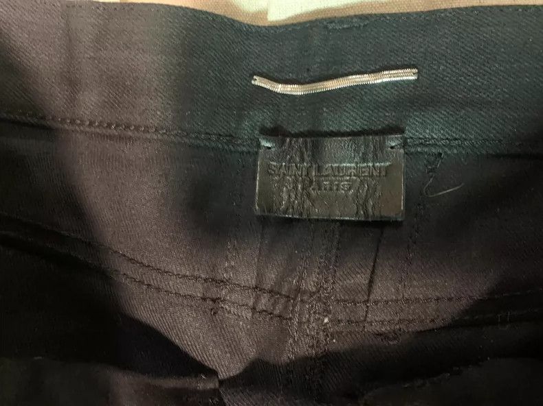 Saint Laurent Paris Saint Laurent Paris Knee patchwork motorcycle pants Size US 30 / EU 46 - 4 Thumbnail