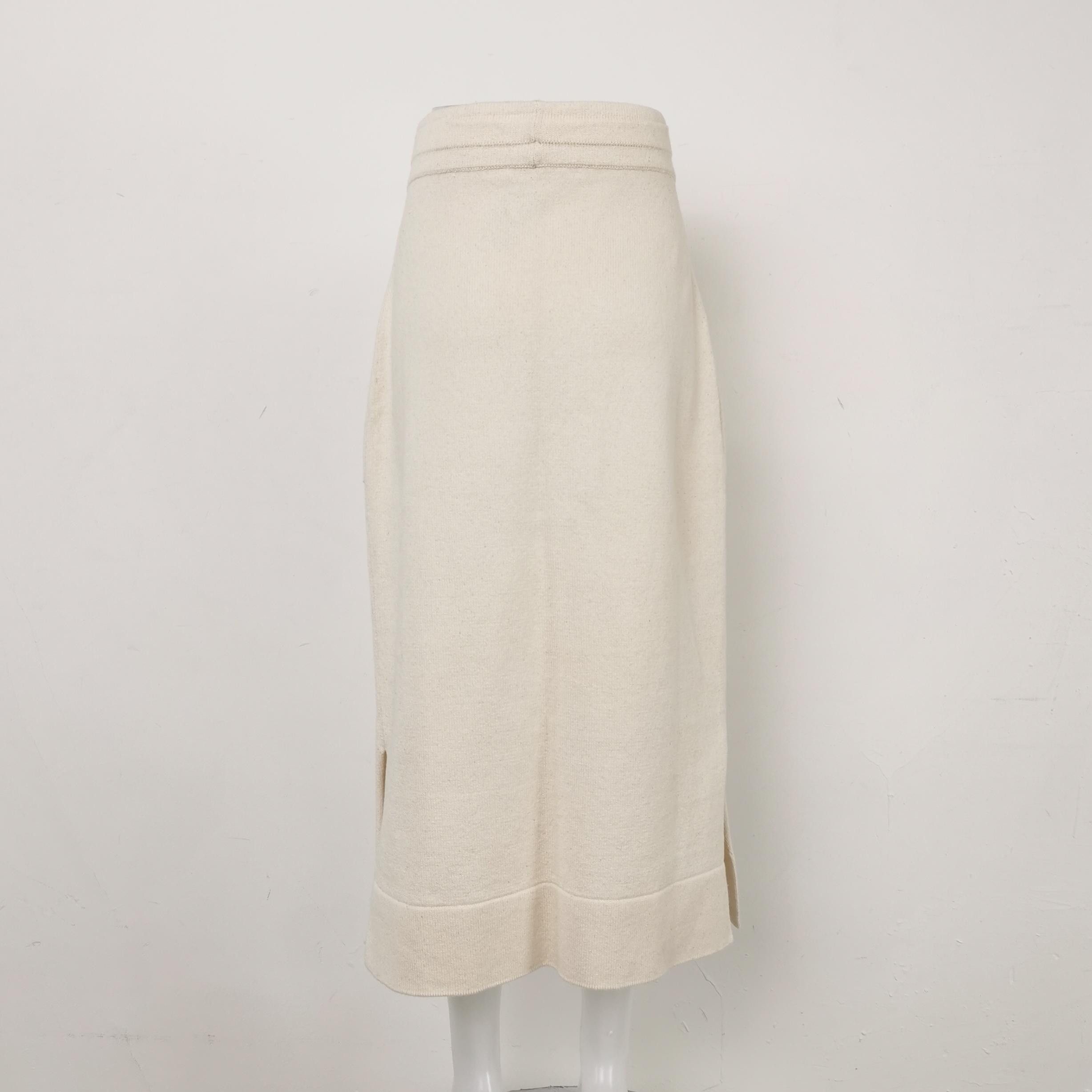 Jil Sander JIL SANDER JIL SANDER Cotton Solid Waist Skirt Size 36 Size S / US 4 / IT 40 - 2 Thumbnail