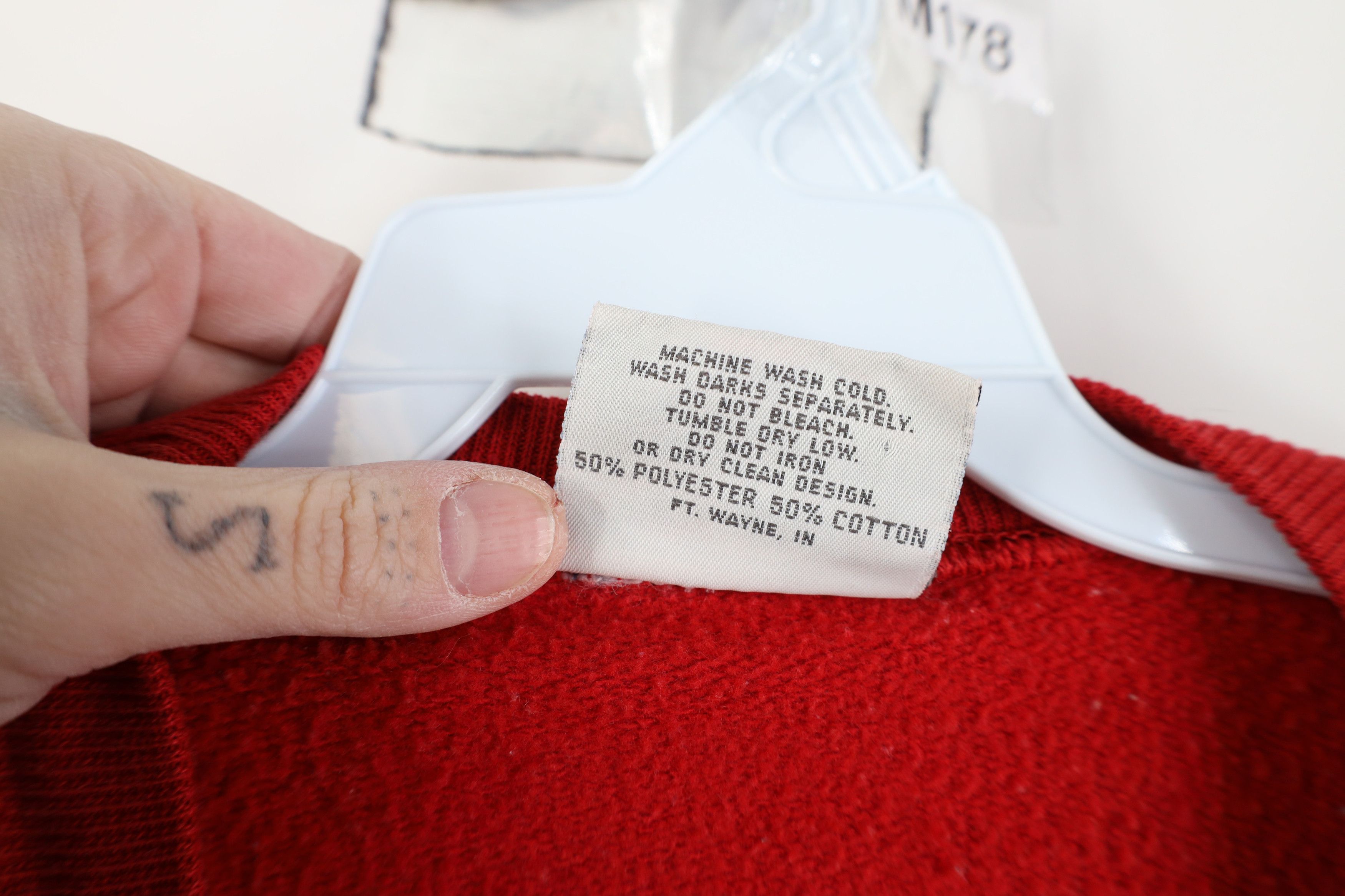 Vintage Vintage 90s Ohio State University Crewneck Sweatshirt Size US XL / EU 56 / 4 - 8 Thumbnail