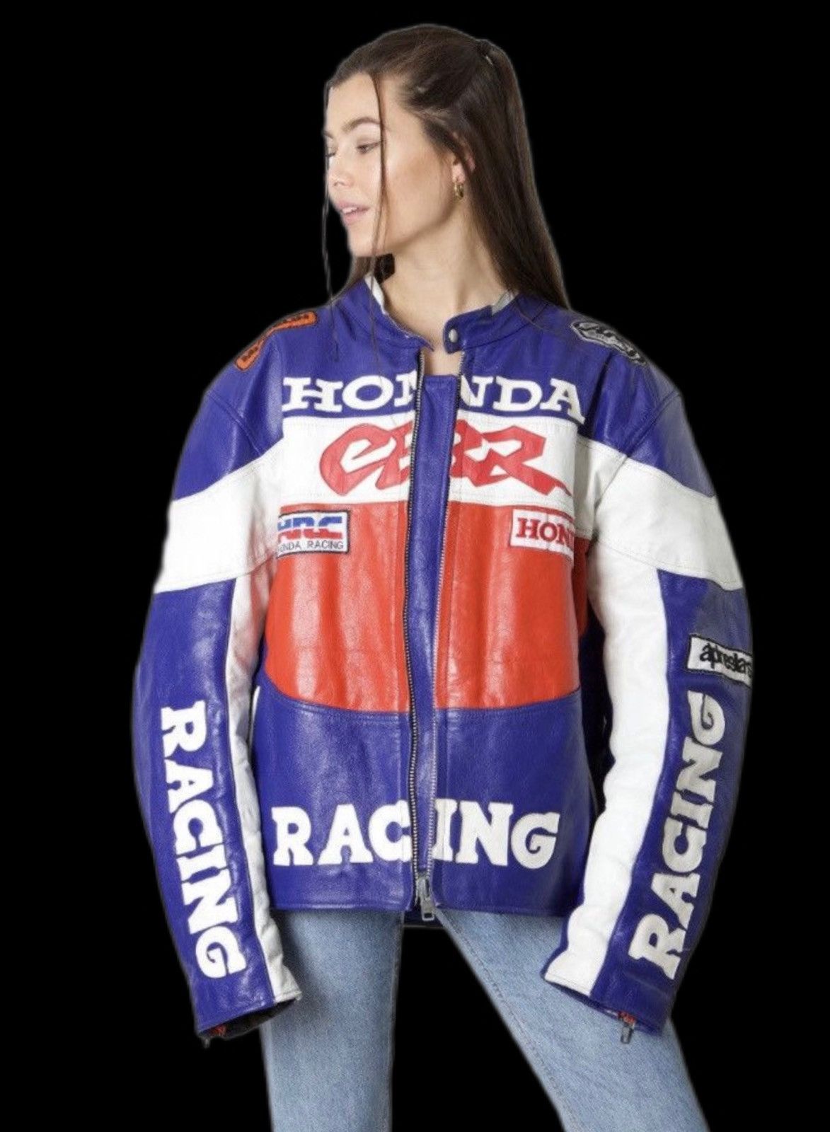 Honda × Vintage Honda CBR Leather biker jacket size Xs-S Size S / US 4 / IT 40 - 1 Thumbnail