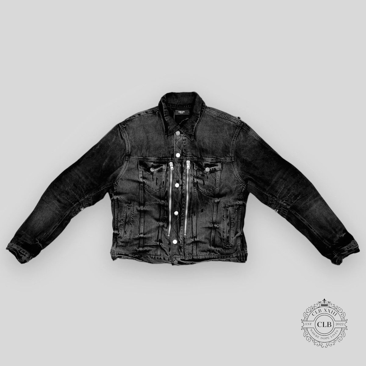 Jean Jacket Bandana Amiri Mx2 Trucker Jacket Amiri Men's Core