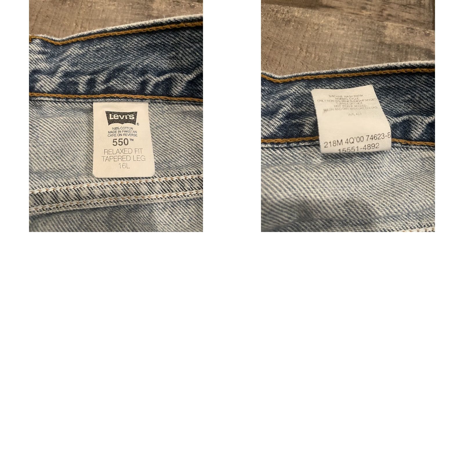 Levi's Vintage Levi'S 550 Jeans Womens 33x26 Relaxed Fit Tapered Leg 16L (F167) - Levi’S Size 24" / US 00 / IT 34 - 8 Thumbnail
