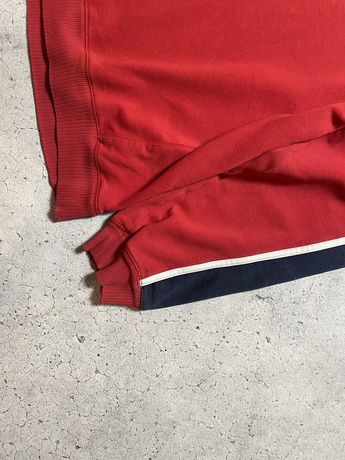 Nike Vintage Sweatshirt Nike Big Swoosh Logo Drill Y2K Size US XXL / EU 58 / 5 - 4 Thumbnail