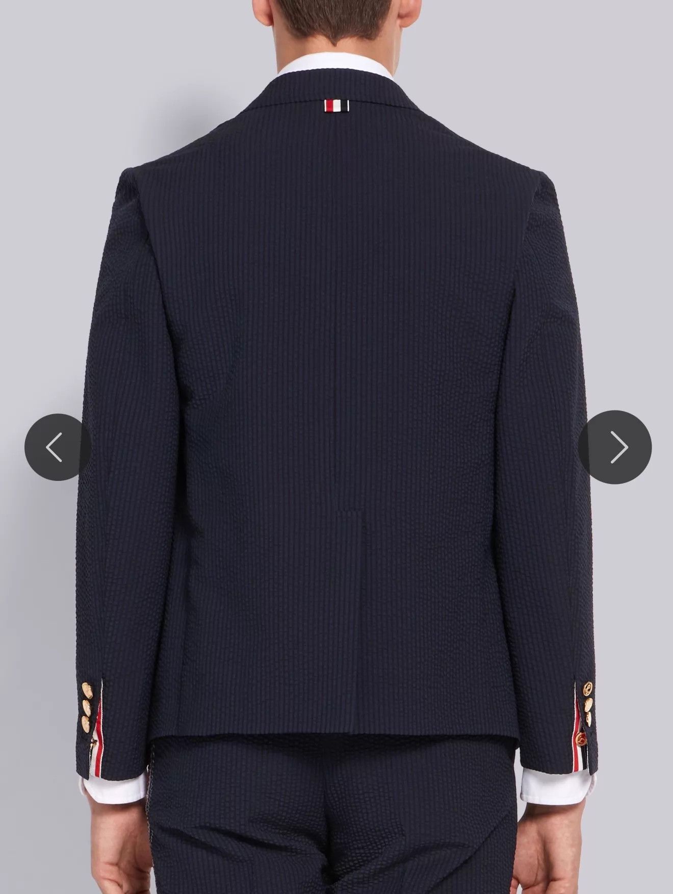 Thom Browne Thom Browne Men's Casual Blazer Navy Tricolor 2 Size US M / EU 48-50 / 2 - 9 Thumbnail
