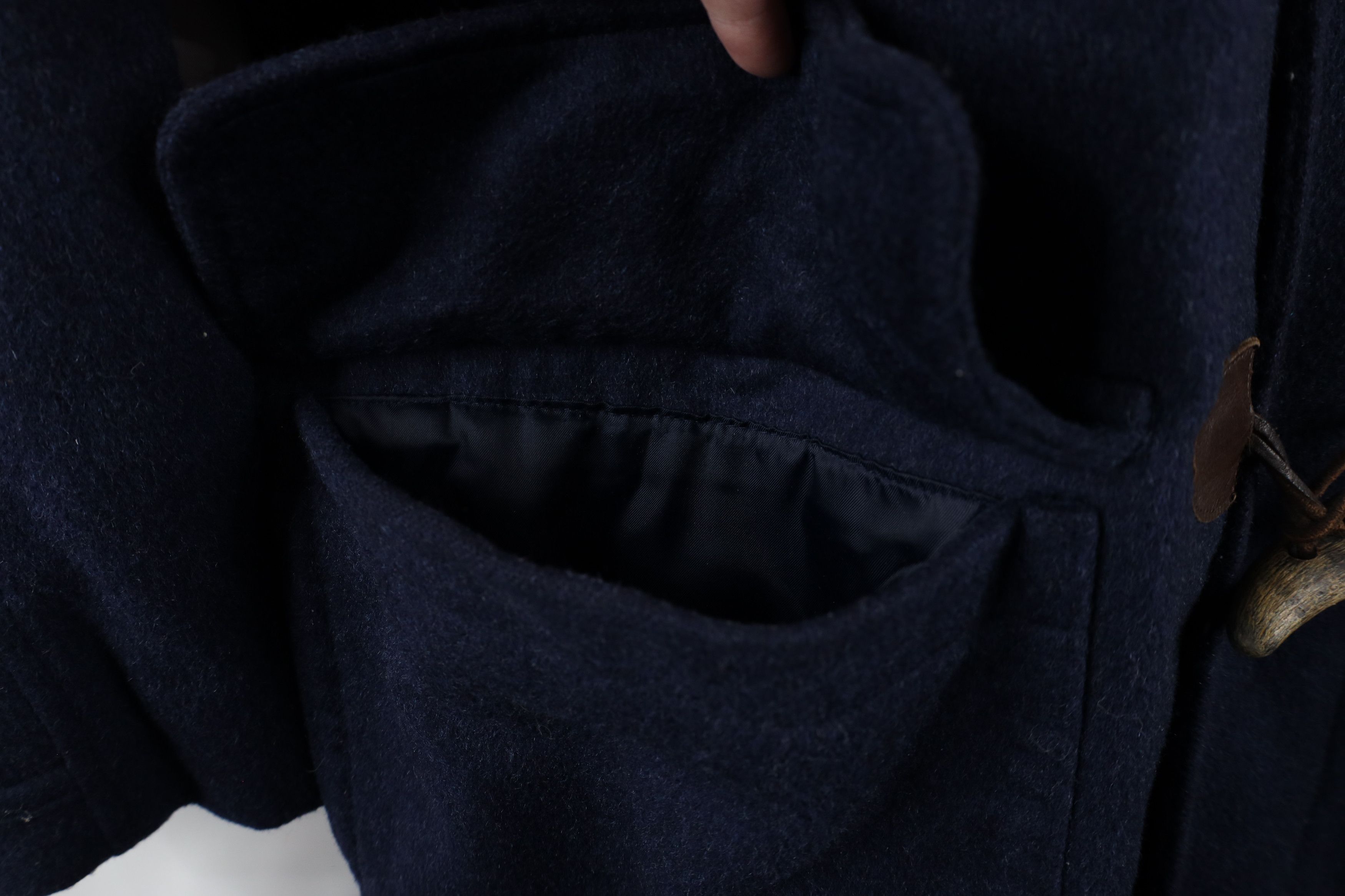 Lands' End × Vintage Vintage 90s Lands End Wool Hooded Horn Toggle Button Jacket Size US L / EU 52-54 / 3 - 6 Thumbnail