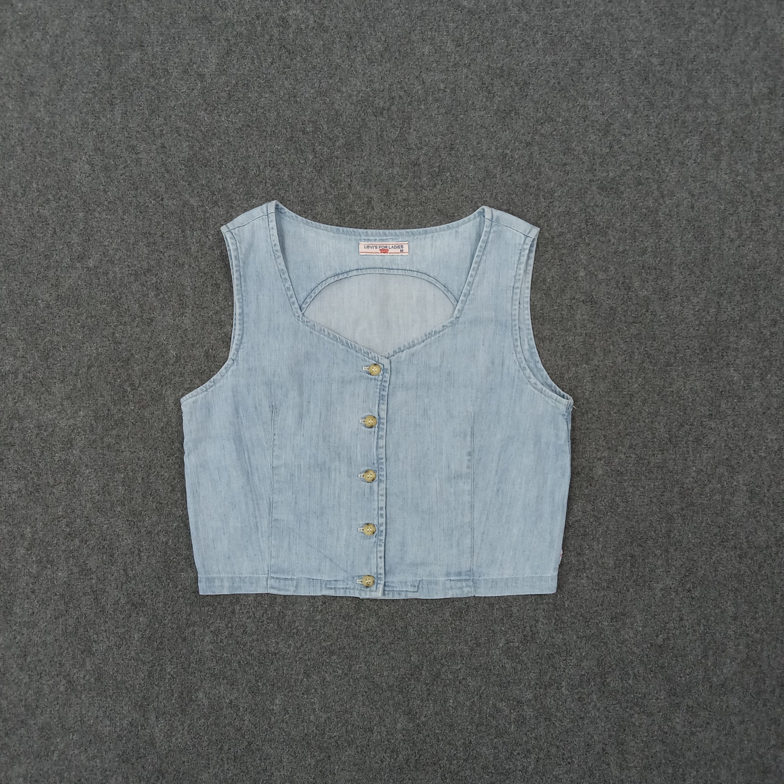 Levi's Levi's for Ladies Denim Tank Top C267N36 Size XS / US 0-2 / IT 36-38 - 1 Thumbnail