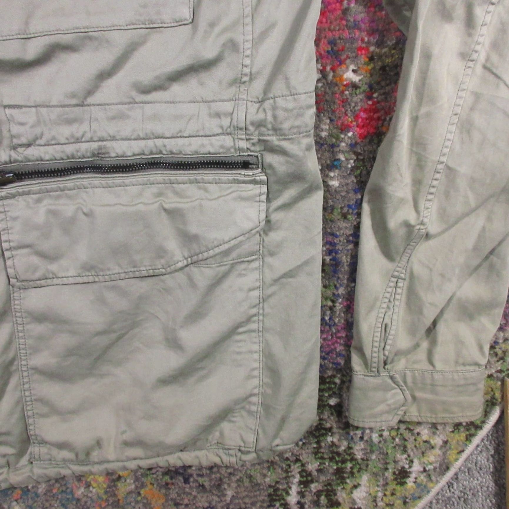 G-Star G-Star Cargo Jacket Womens 2XL Kaki Tan Military Epaulets Canvas Cotton Lightweight All Seasons Short Jacket Womens Size XXL / US 16-18 / IT 52-54 - 6 Thumbnail