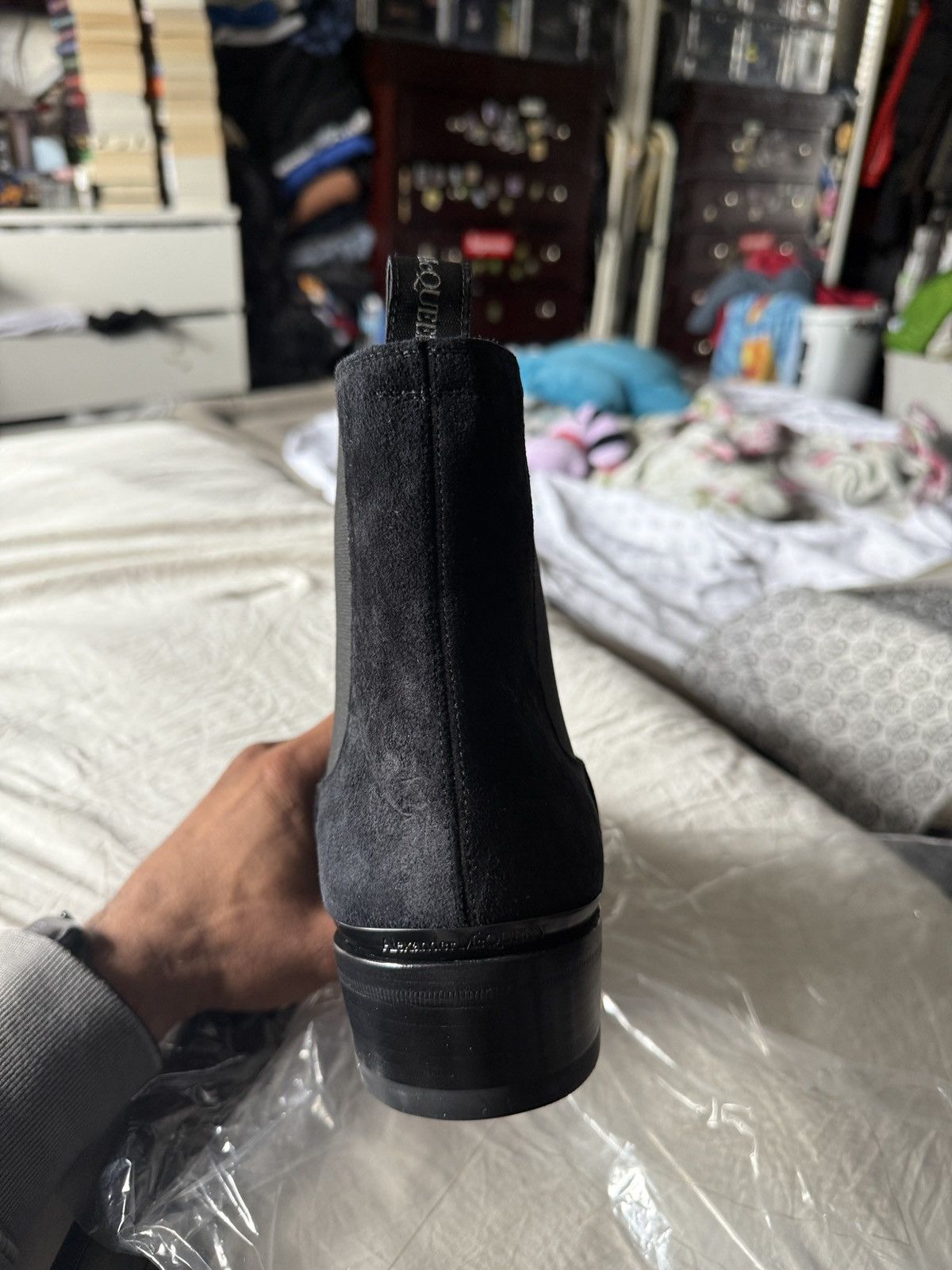 Alexander McQueen ALEXANDER MCQUEEN Black MICM Chelsea Boots Size US 10 / EU 43 - 12 Thumbnail