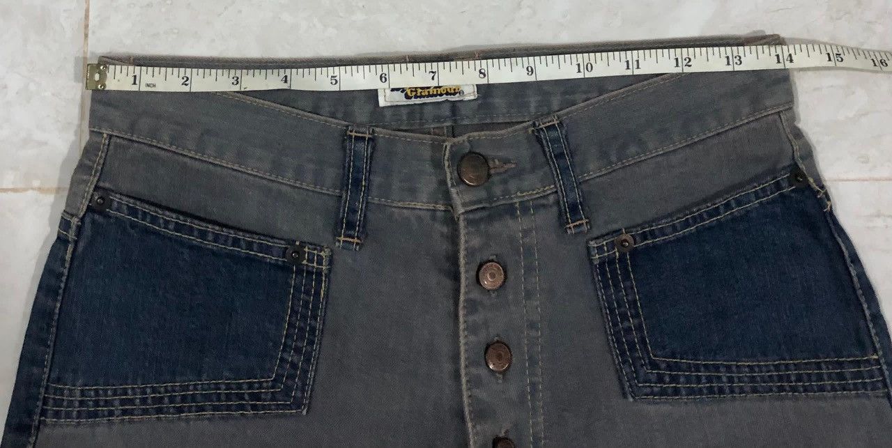 Hysteric Glamour × Vintage Vintage Hysteric Glamour Patchwork Denim Size 28" / US 6 / IT 42 - 18 Thumbnail