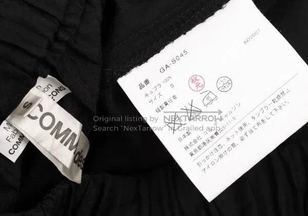 Comme des Garcons Comme des Garcons size S Black vintage design skirt Size 25" / US 0 / IT 36 - 9 Thumbnail