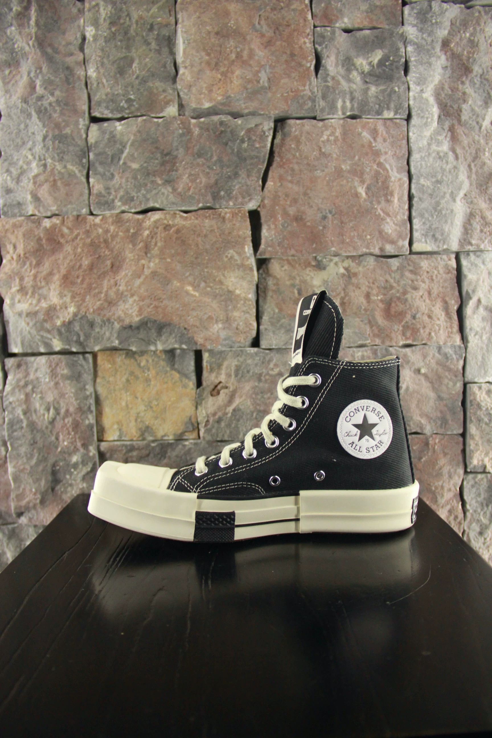 Rick Owens Rick Owens Black Hitop Sneakers Men 9.5 Size US 9.5 / EU 42-43 - 1 Thumbnail