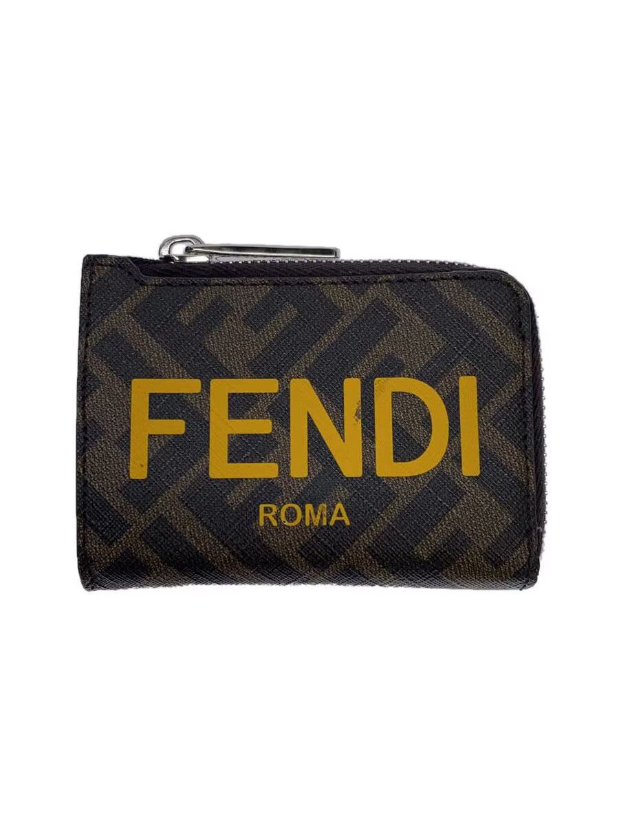 Fendi Fendi Leather Coin Case Brown Size ONE SIZE - 1 Thumbnail
