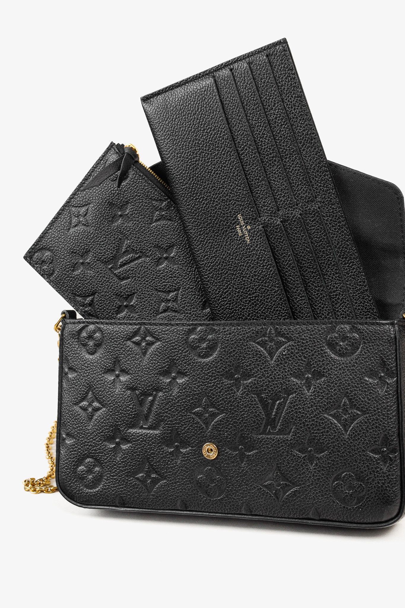 Louis Vuitton Louis Vuitton Felicie Monogram Empreinte Leather Pochette Size ONE SIZE - 11 Thumbnail