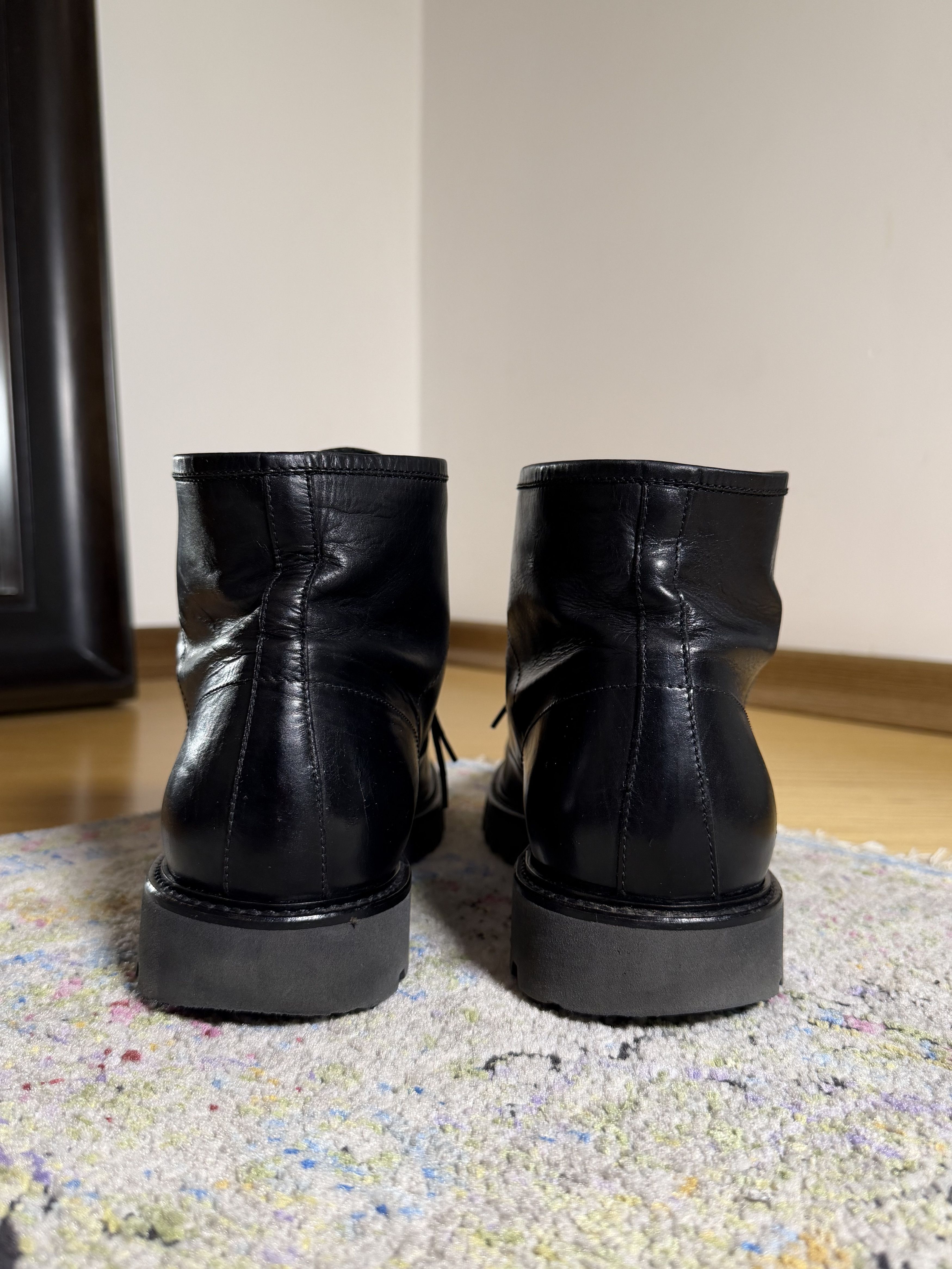 Bruno Bordese Bruno Bordese Bic Black Leather Combat Boot Size US 10 / EU 43 - 7 Thumbnail