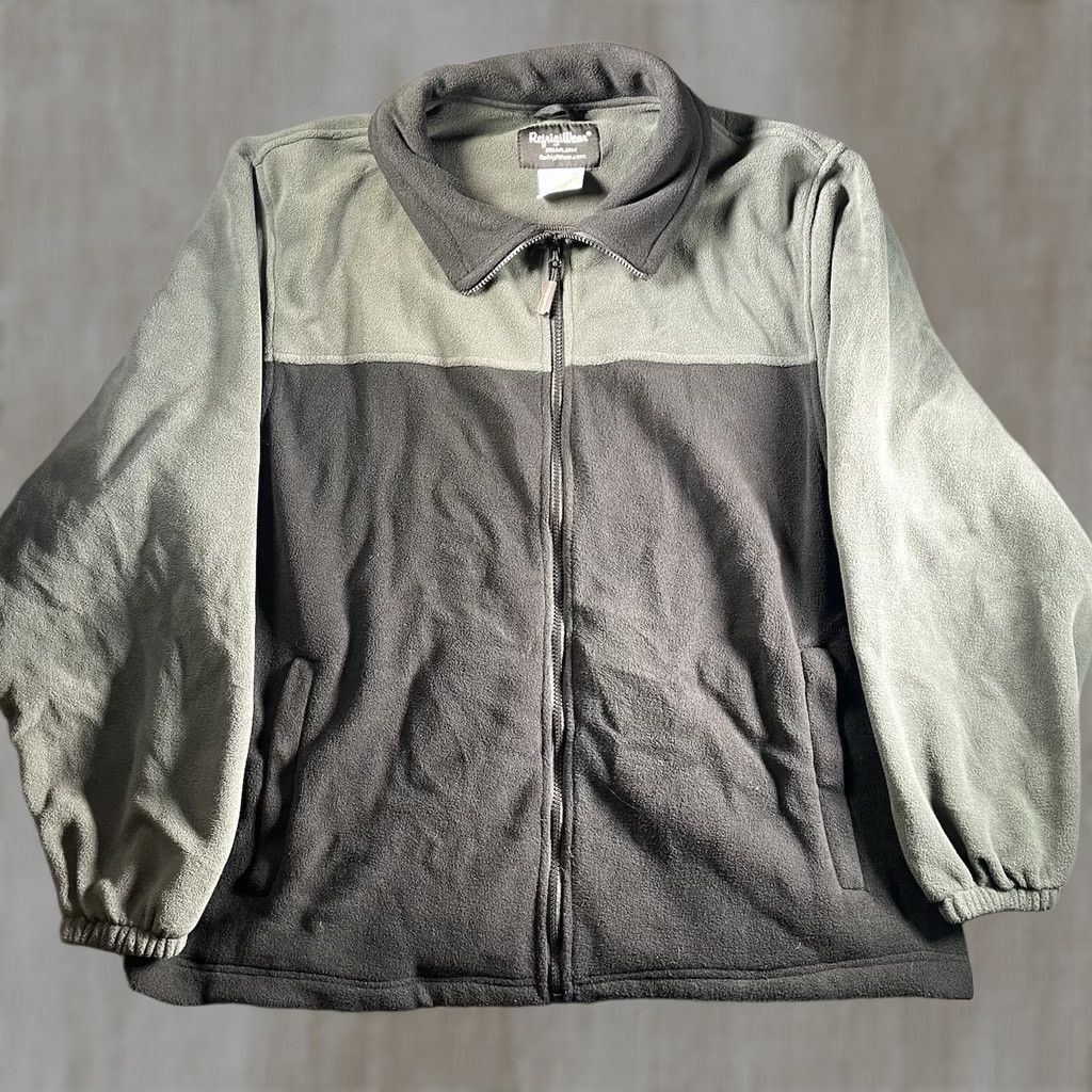 Vintage Refrifiwear Jacket Mens 2XL Black Zip Up Fleece Jacket Size US XXL / EU 58 / 5 - 1 Thumbnail