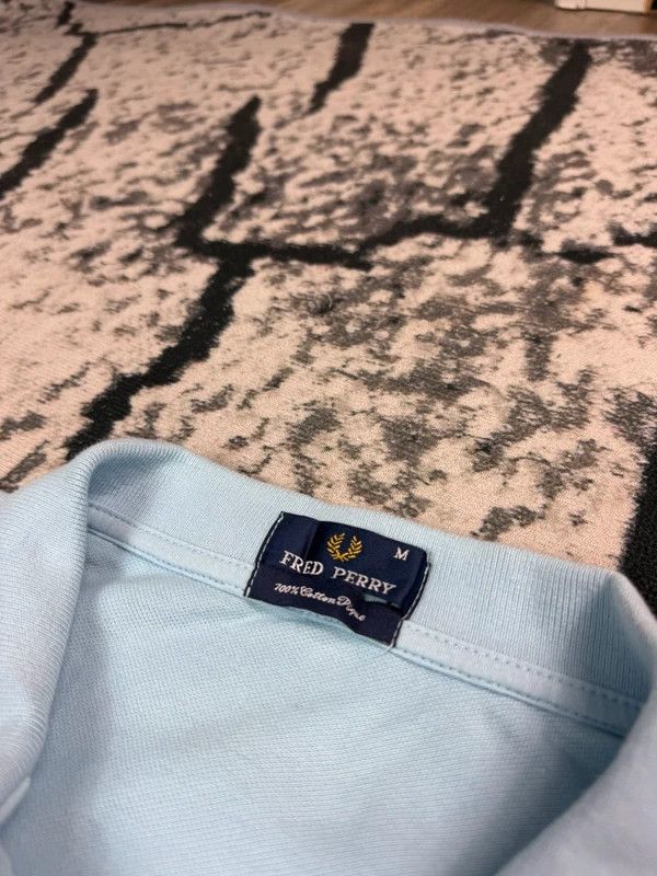 Fred Perry Fred Perry blue polo shirt logo M Size US M / EU 48-50 / 2 - 4 Thumbnail