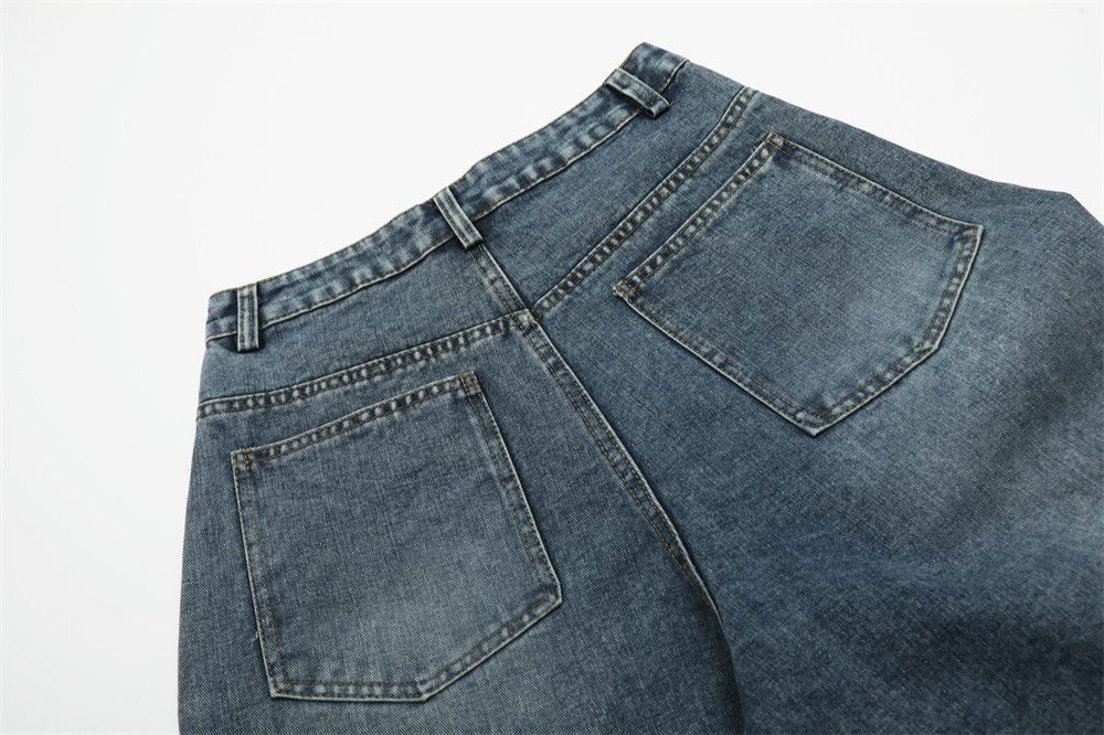 Japanese Brand × Jean Distressed washed punk fun cartoon embroidered denim shorts Size US 32 / EU 48 - 6 Thumbnail