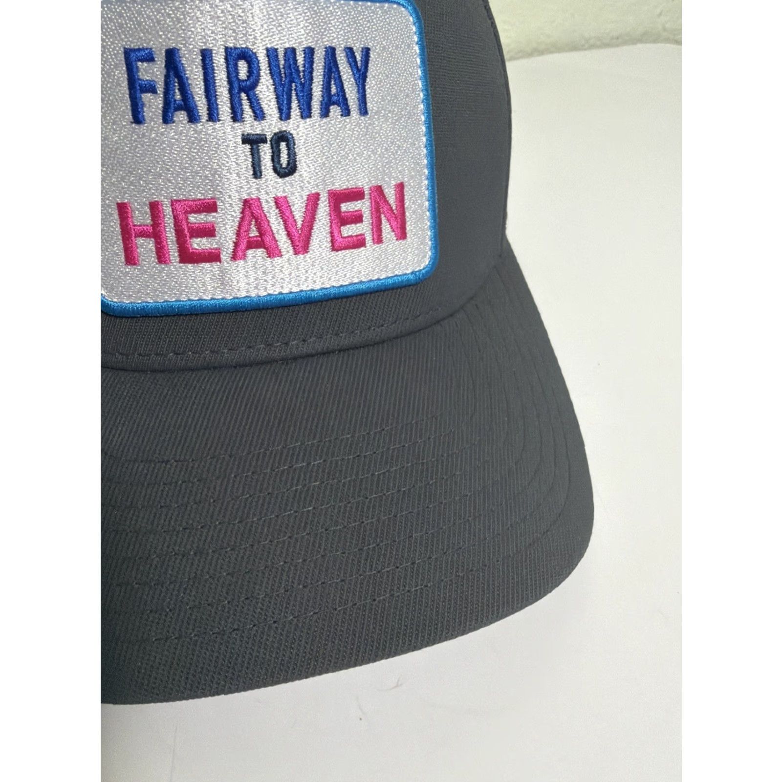 G/FORE G/FORE Hat Cap Snap Back Mens Gray Fairway To Heaven Embroidered Patch Golf Size ONE SIZE - 5 Thumbnail