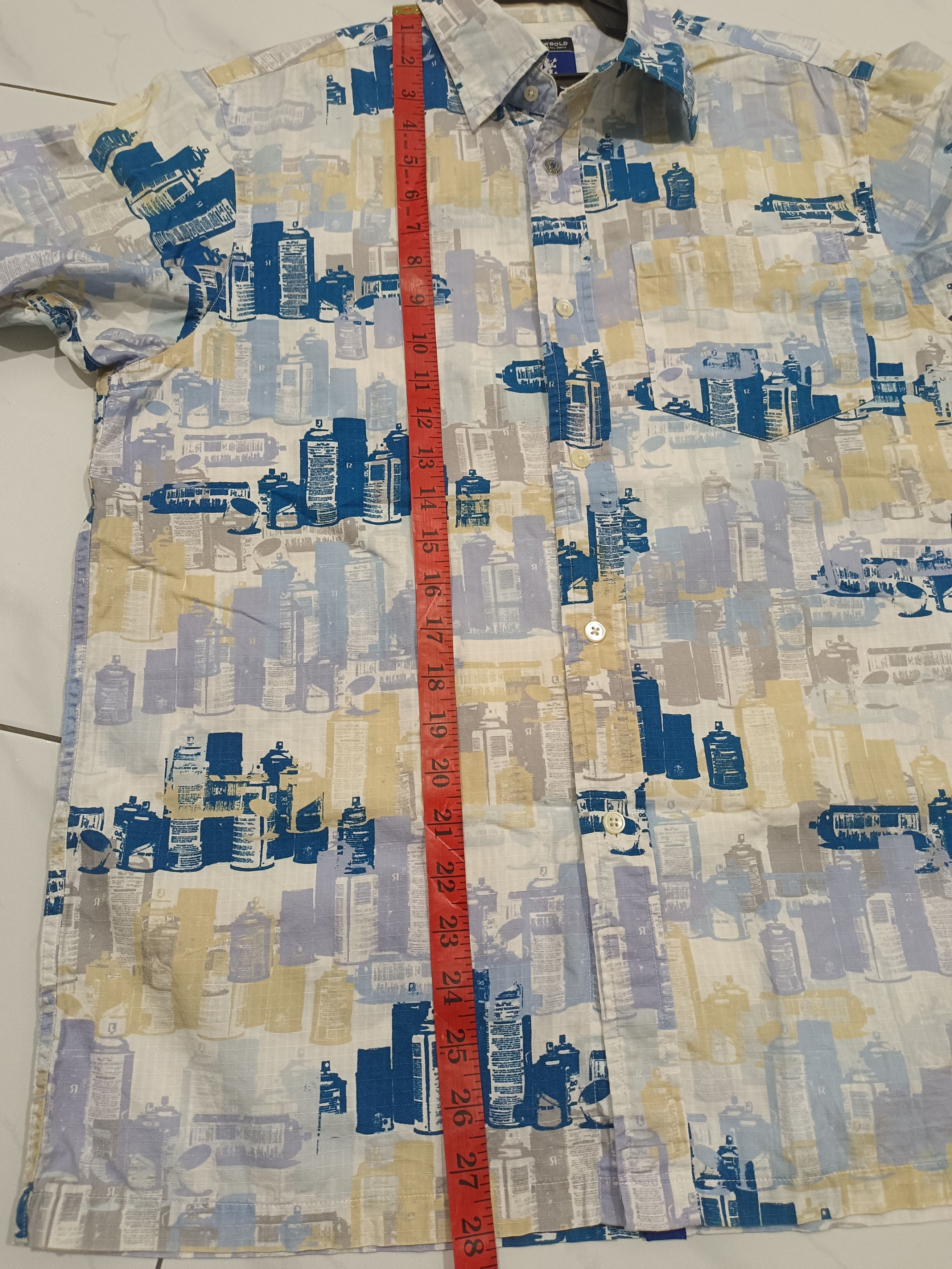 R.Newbold Vintage R.Newbold by Paul Smith Pop Art Architecture Graphic Size US M / EU 48-50 / 2 - 7 Thumbnail