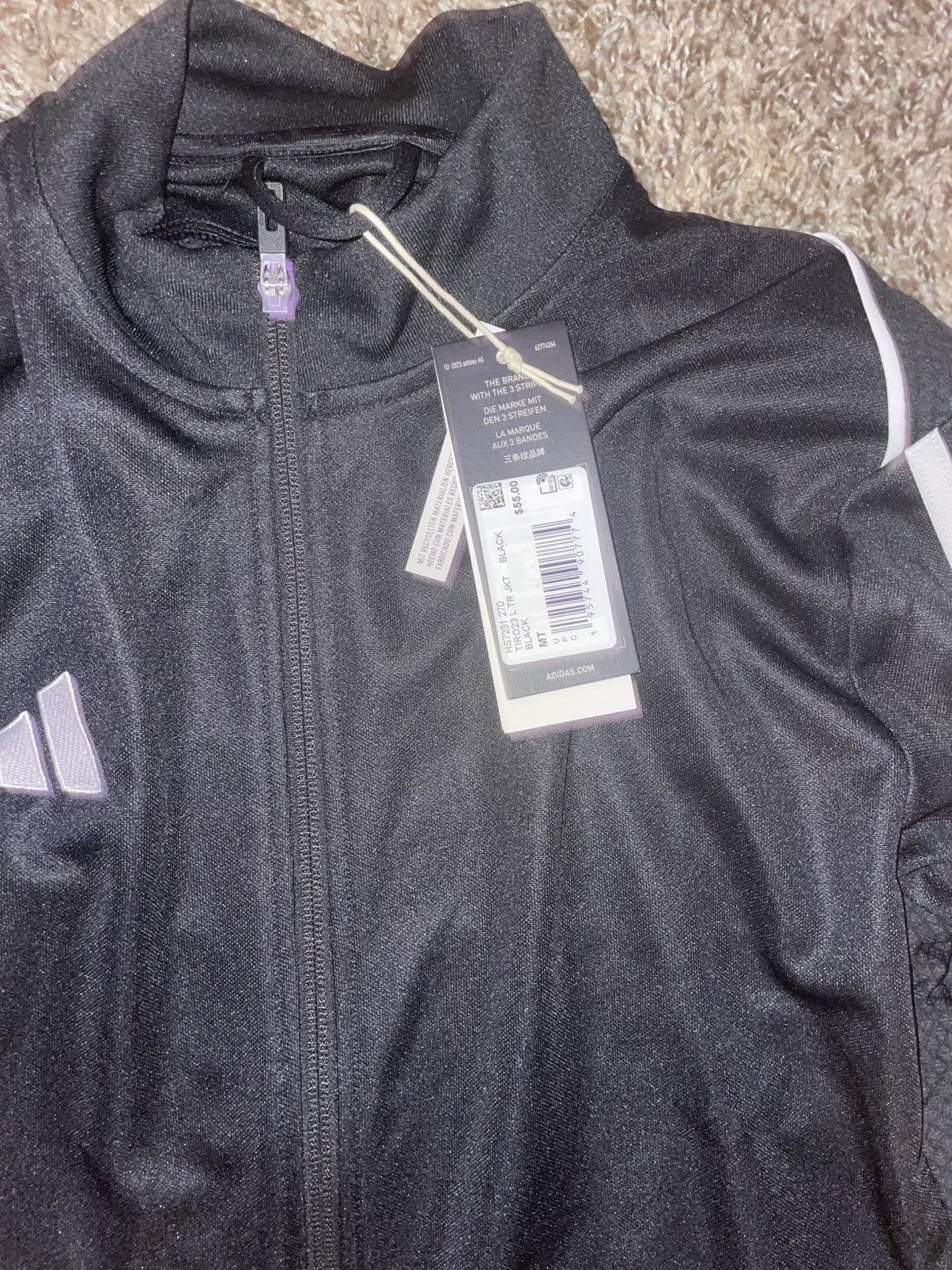 Adidas Adidas Aeroready black and white track jacket Size US M / EU 48-50 / 2 - 2 Thumbnail