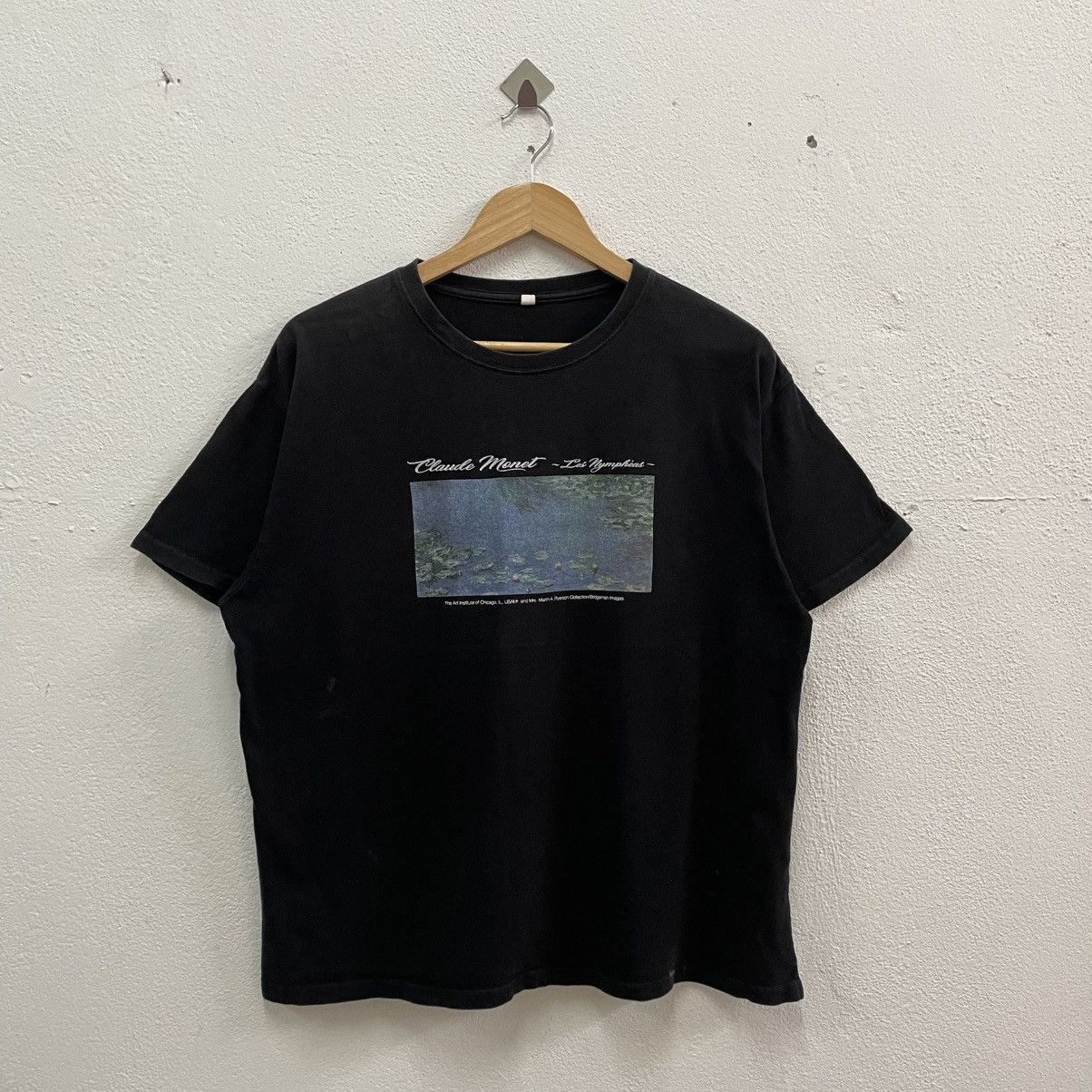 Vintage 🔥Vintage Claude Monet Pop Art Fotofolio Graphic Tee Size US L / EU 52-54 / 3 - 1 Thumbnail