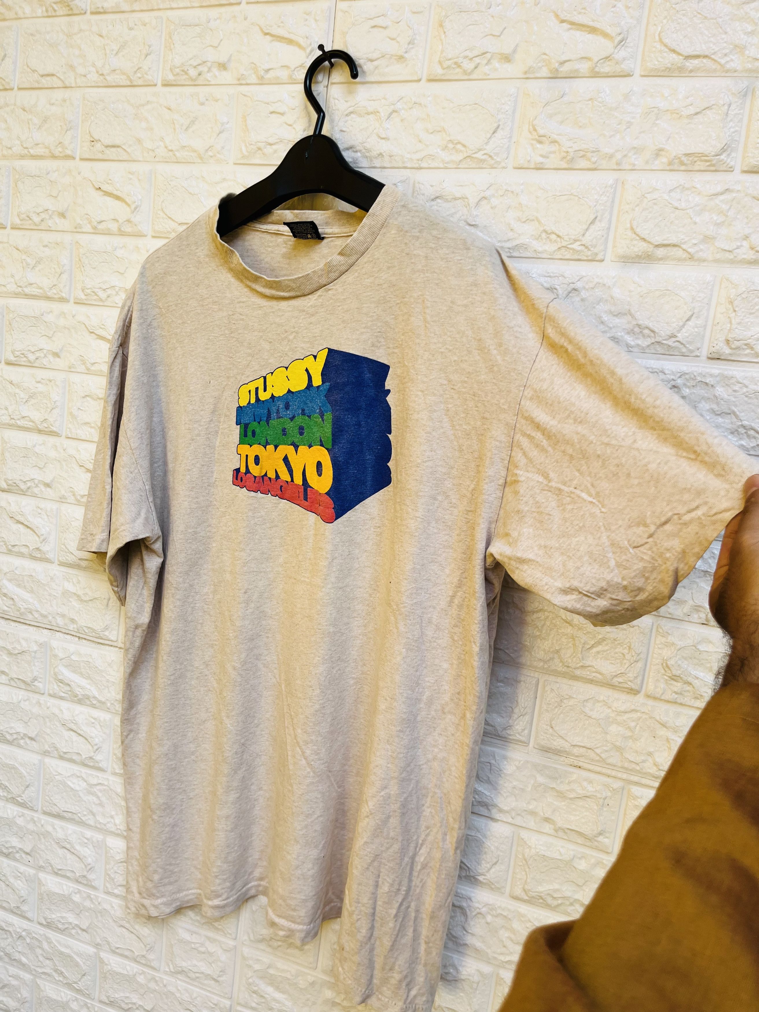 Stussy Vintage 80s Stussy Bloc Hip Hop Streetwear Fashion Style Size US L / EU 52-54 / 3 - 5 Thumbnail