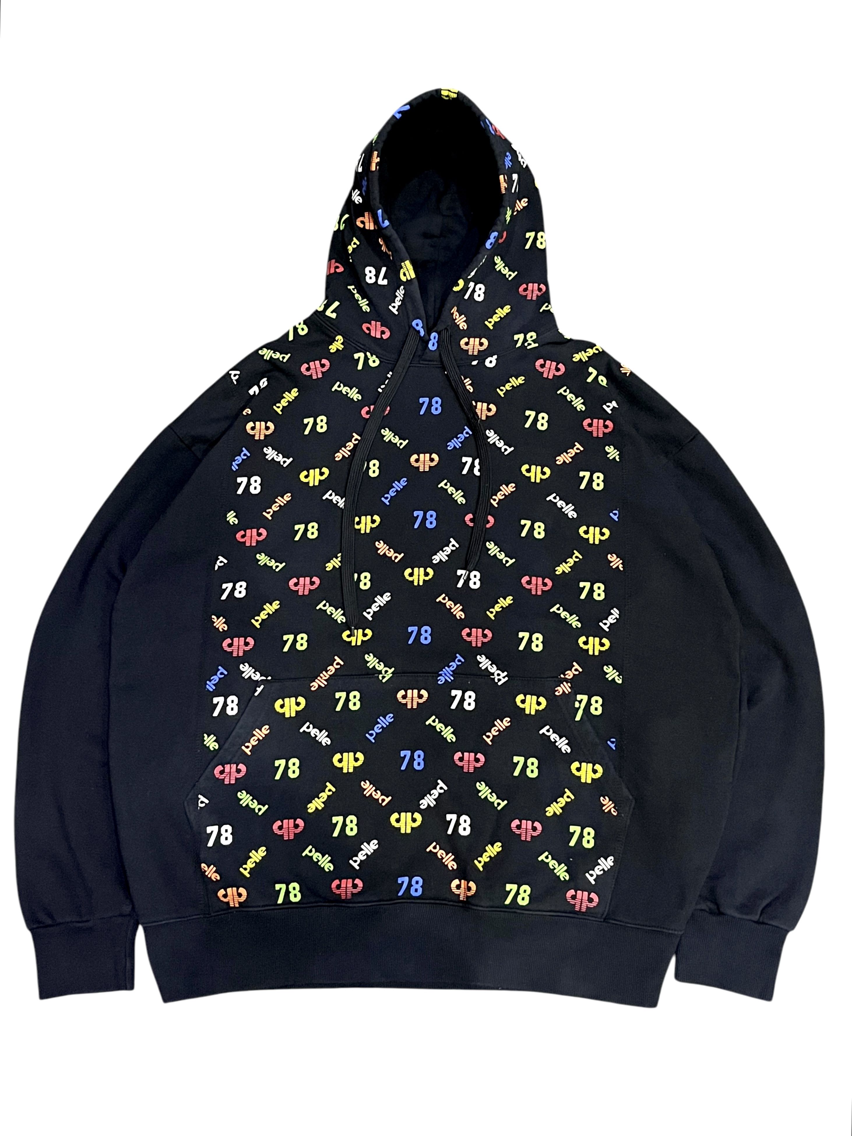 Marc Buchanan FYE🔥PELLE PELLE 78 Multicolor Monogram Spellout Hoodie Size US L / EU 52-54 / 3 - 3 Thumbnail