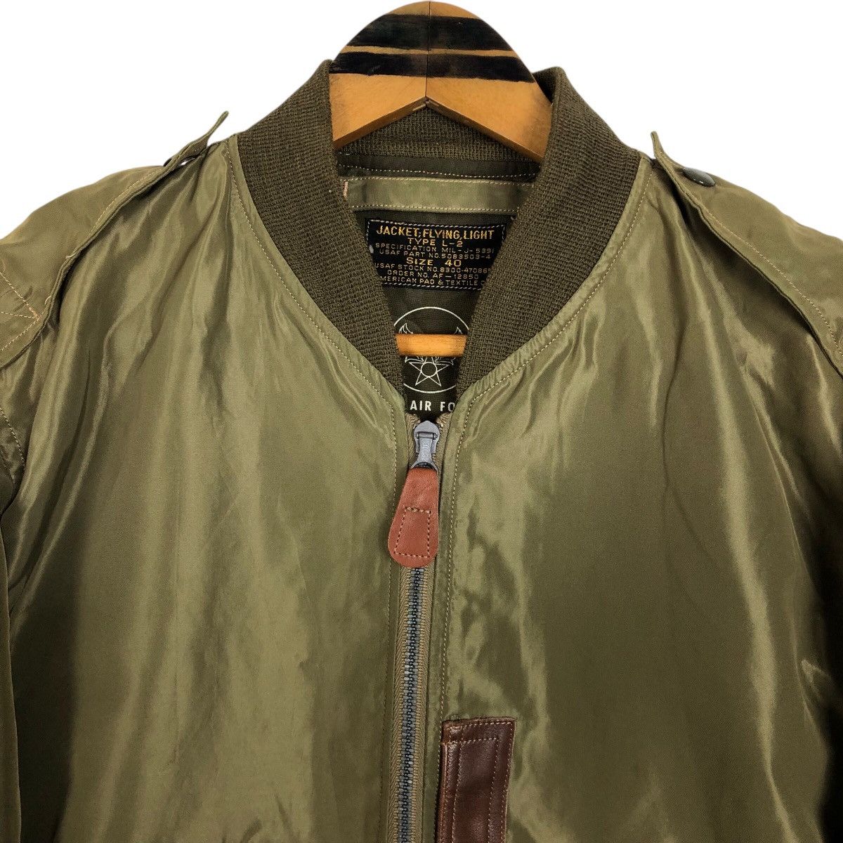 Buzz Rickson's Buzz Rickson’s Type L-2 Flight Jacket US Air Force Size US L / EU 52-54 / 3 - 7 Thumbnail