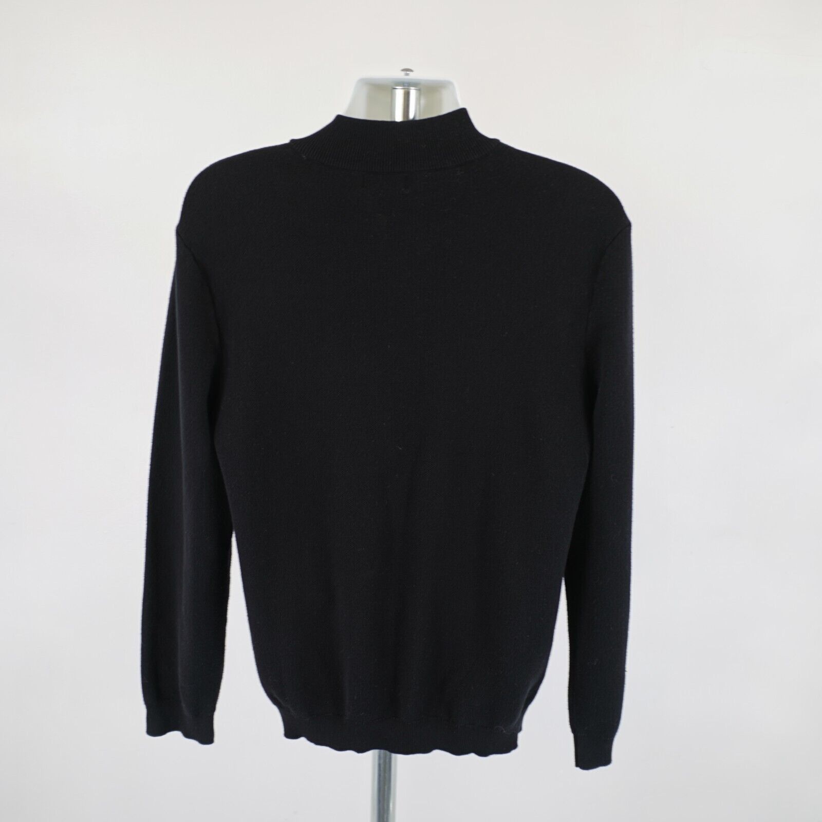 Forever 21 Forever 21 Large Black 1/4 Zip Sweater Long Sleeve Pullover Size US L / EU 52-54 / 3 - 7 Thumbnail