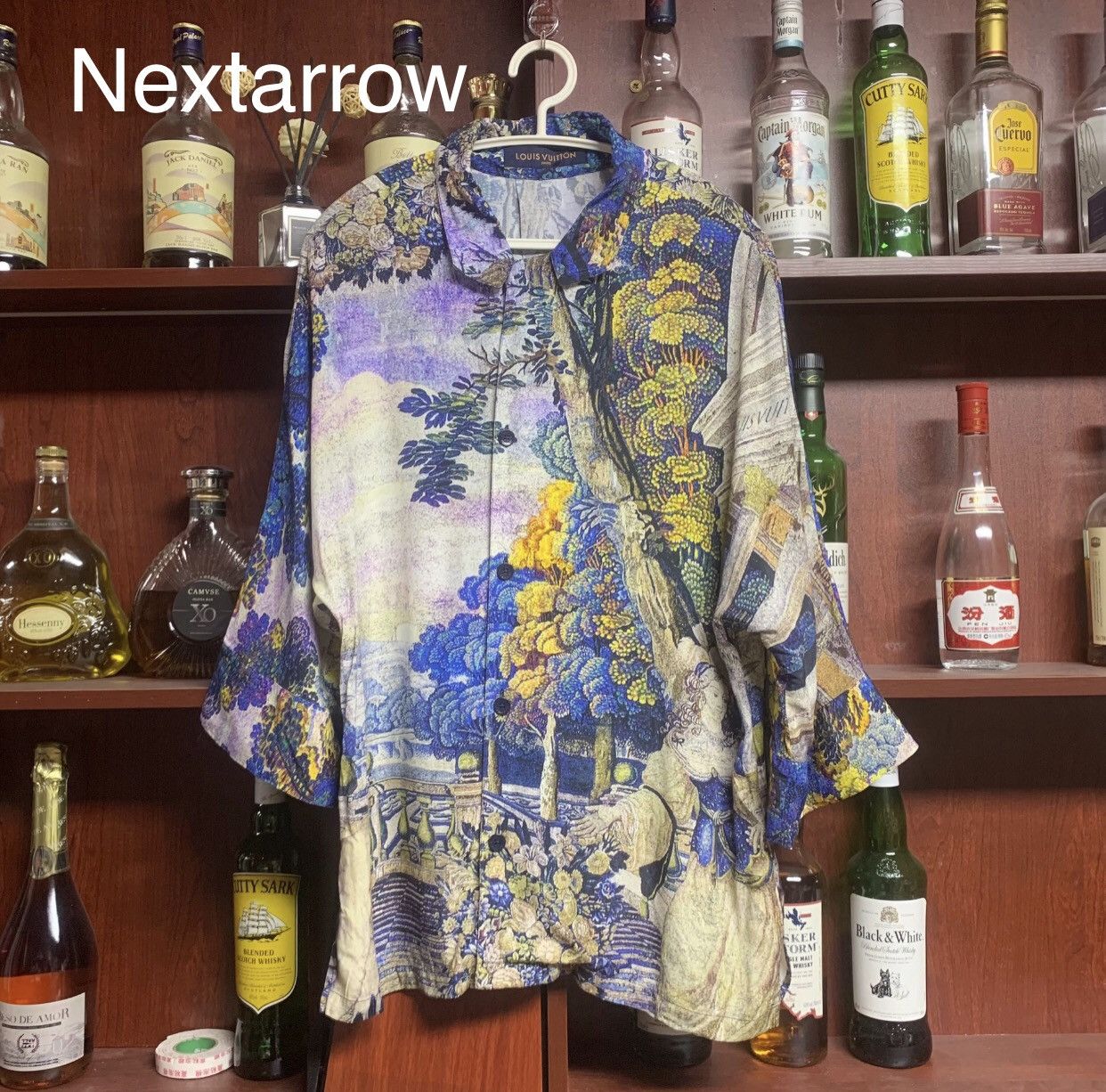 Louis Vuitton LOUIS VUITTON Palace oil painting silk shirt2412-Nextarrow Size US XS / EU 42 / 0 - 1 Thumbnail