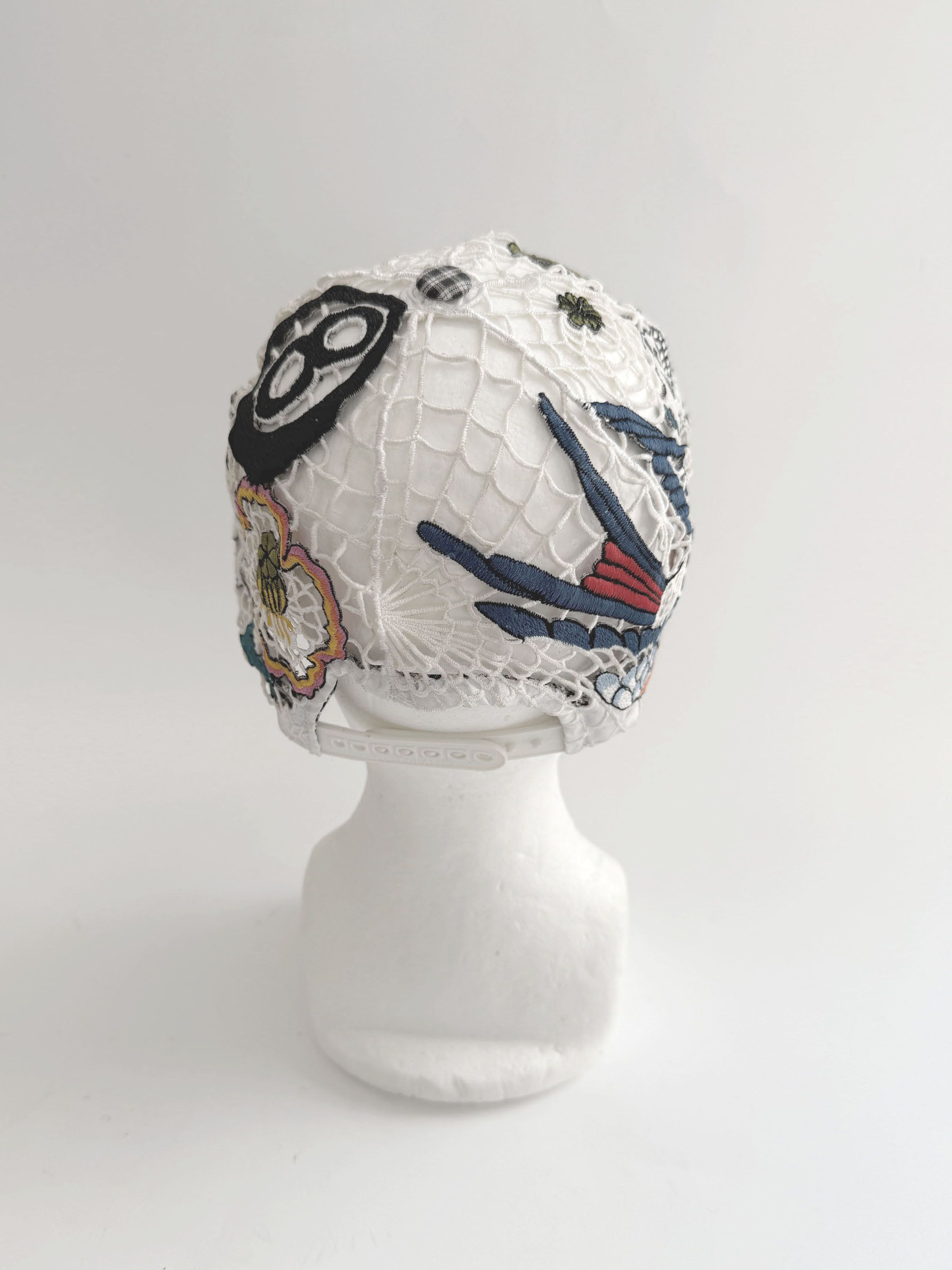 Marjan Pejoski 00s Vintage Marjan Pejoski crochet embroidery cap : hat Size ONE SIZE - 3 Thumbnail