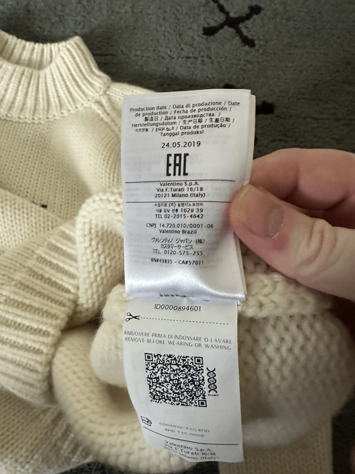 Undercover × Valentino Undercover x Valentino Fall 2017 Knit Sweater RARE Size US S / EU 44-46 / 1 - 8 Thumbnail
