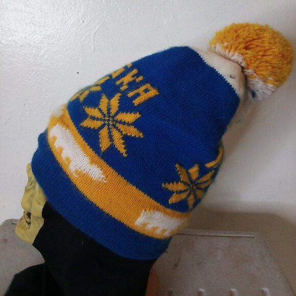 Vintage Vintage Alaska Polar Bears Winter Beanie Pom Hat Size ONE SIZE - 3 Thumbnail