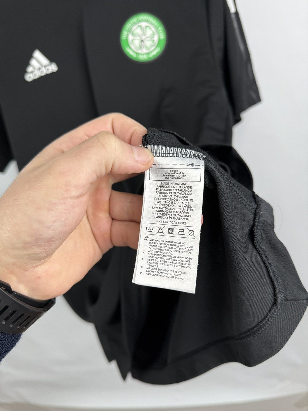 Adidas 🏴󠁧󠁢󠁳󠁣󠁴󠁿 2021 Celtic FC Adidas Soccer Jersey Training Shirt Rare Size US L / EU 52-54 / 3 - 8 Thumbnail