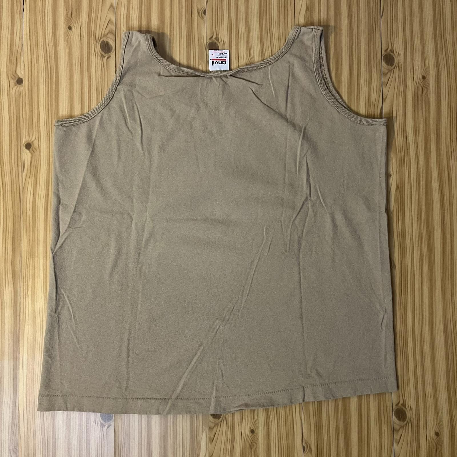 Anvil VTG 90s 1997 Over The Line Tournament Single Stitched Tank L Size L / US 10 / IT 46 - 2 Thumbnail
