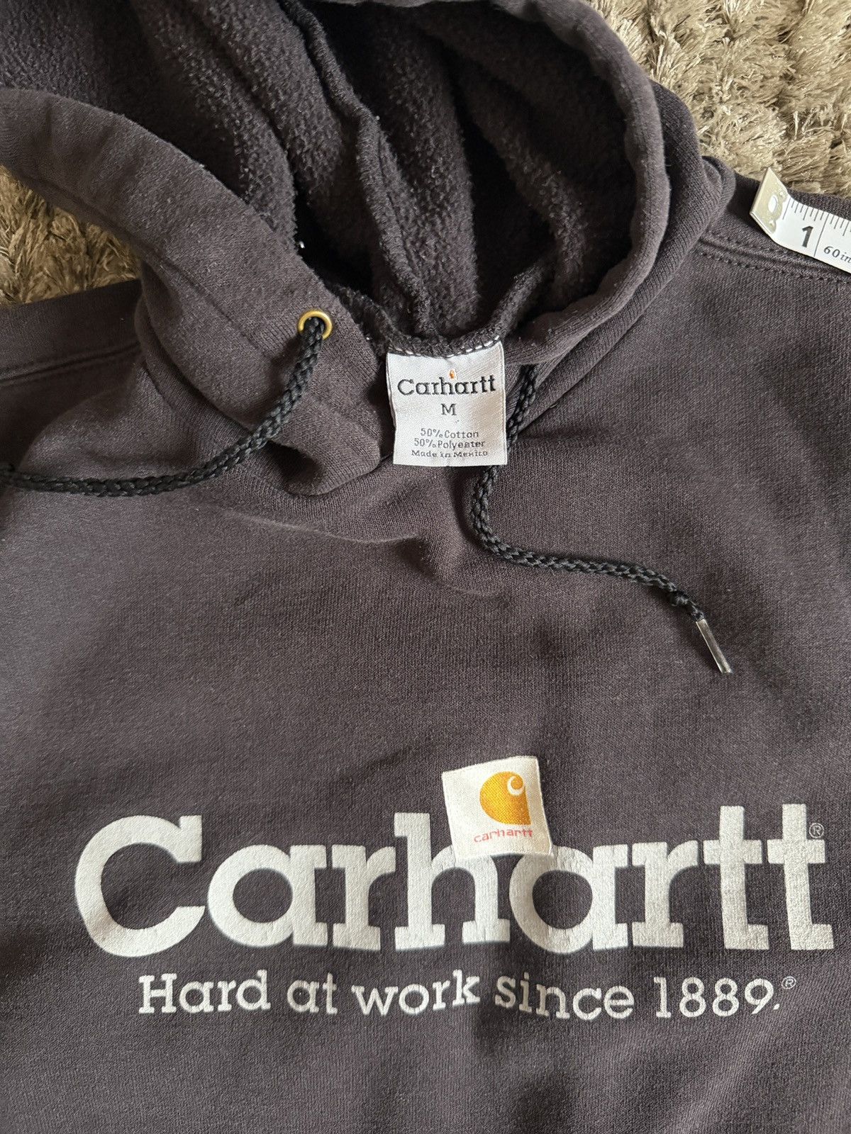 Carhartt Carhartt 2007 WIP Workwear Hoodie Sweatshirt Mens M Black Size US M / EU 48-50 / 2 - 8 Thumbnail