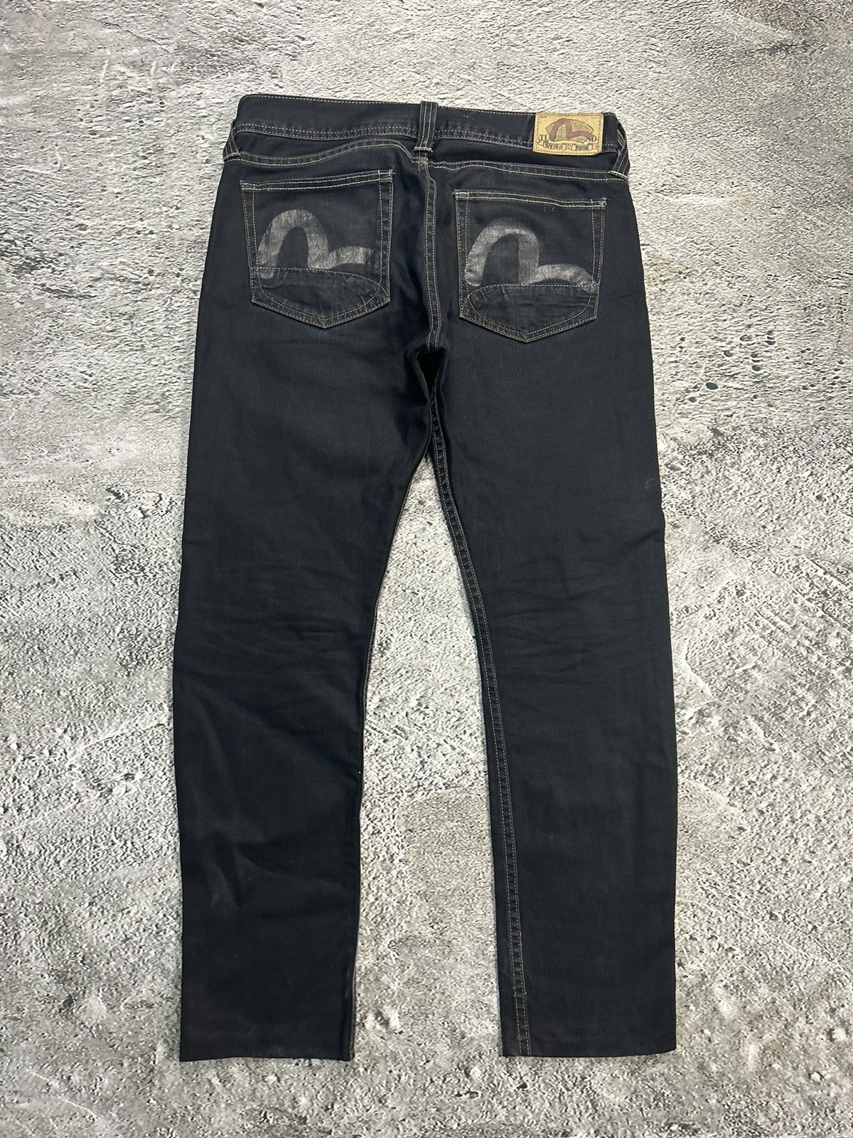 Evisu Evisu x Puma vintage black jeans seagulls Y2K Size US 34 / EU 50 - 1 Thumbnail