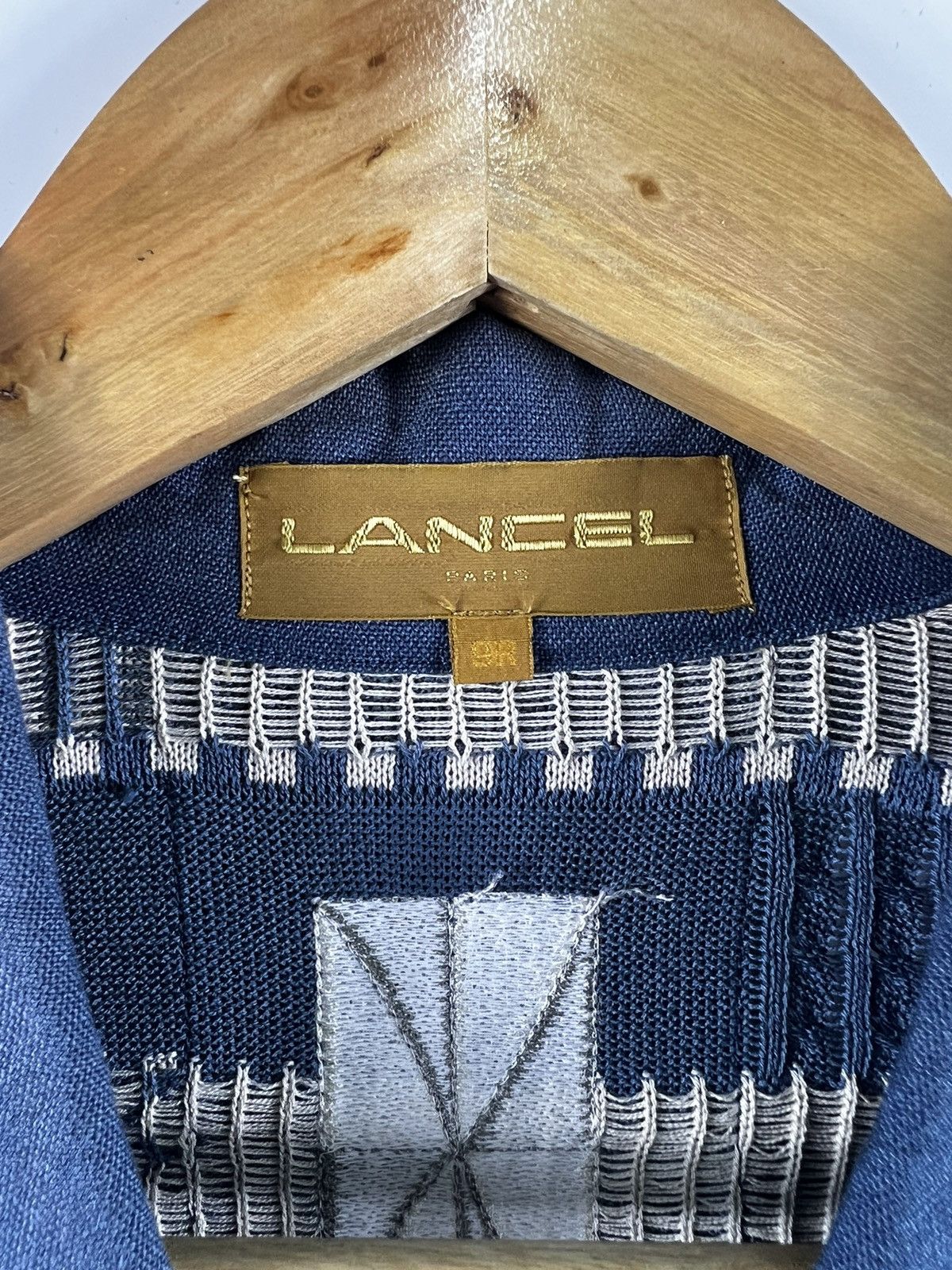 Lancel 🔥 VTG LANCEL PARIS GEOMETRIC ART PARACHUTE BOMBER JACKET Size US L / EU 52-54 / 3 - 8 Thumbnail