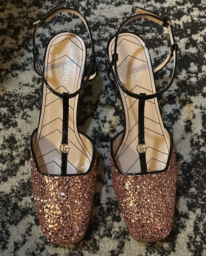 Gucci Gucci Double G Chunky Slingback Heel size 38 Size US 8 / IT 38 - 3 Thumbnail