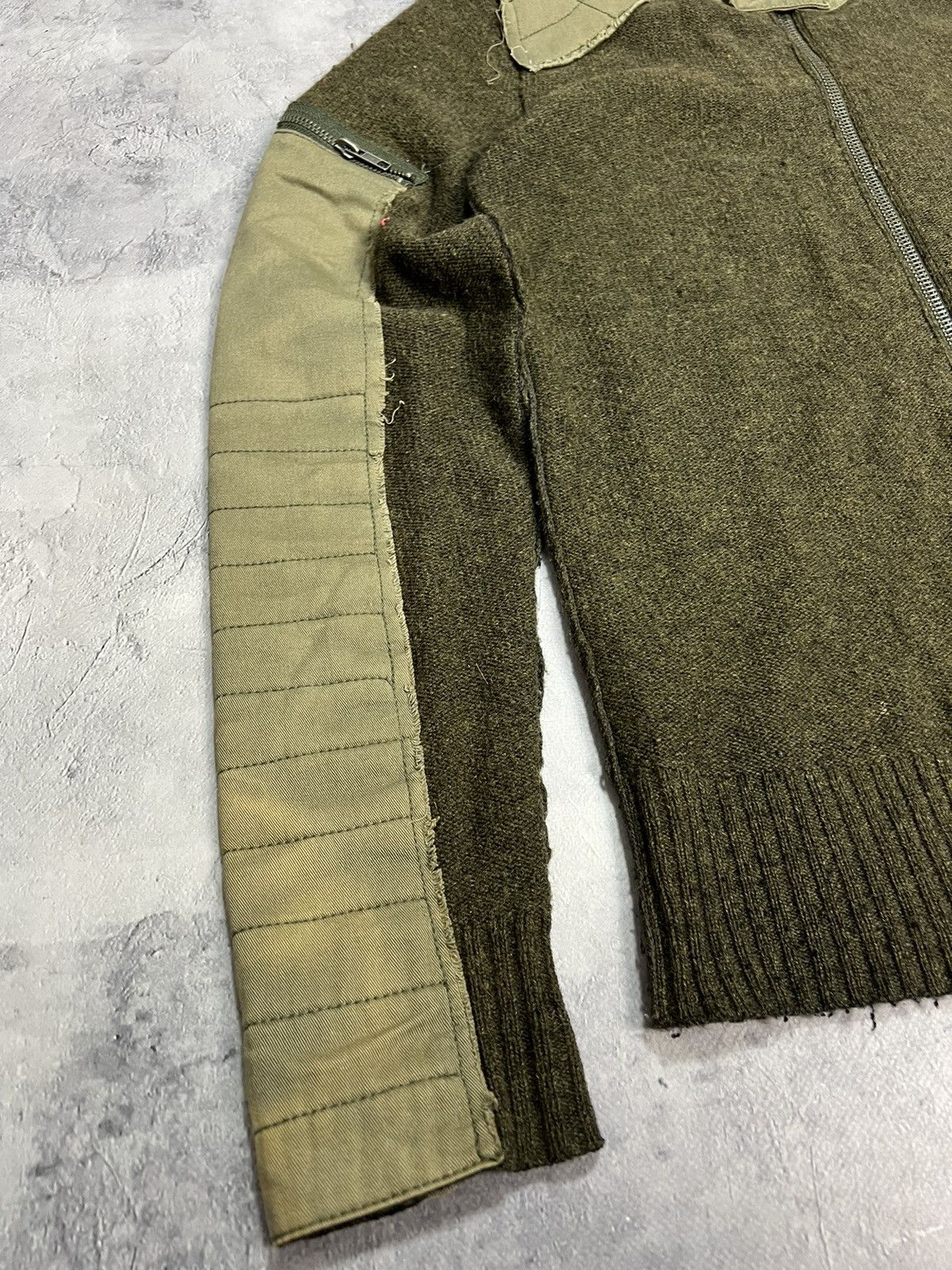 Diesel × Vintage Vintage Diesel Avant Garde Full Zip Up Hoodie Size US M / EU 48-50 / 2 - 5 Thumbnail