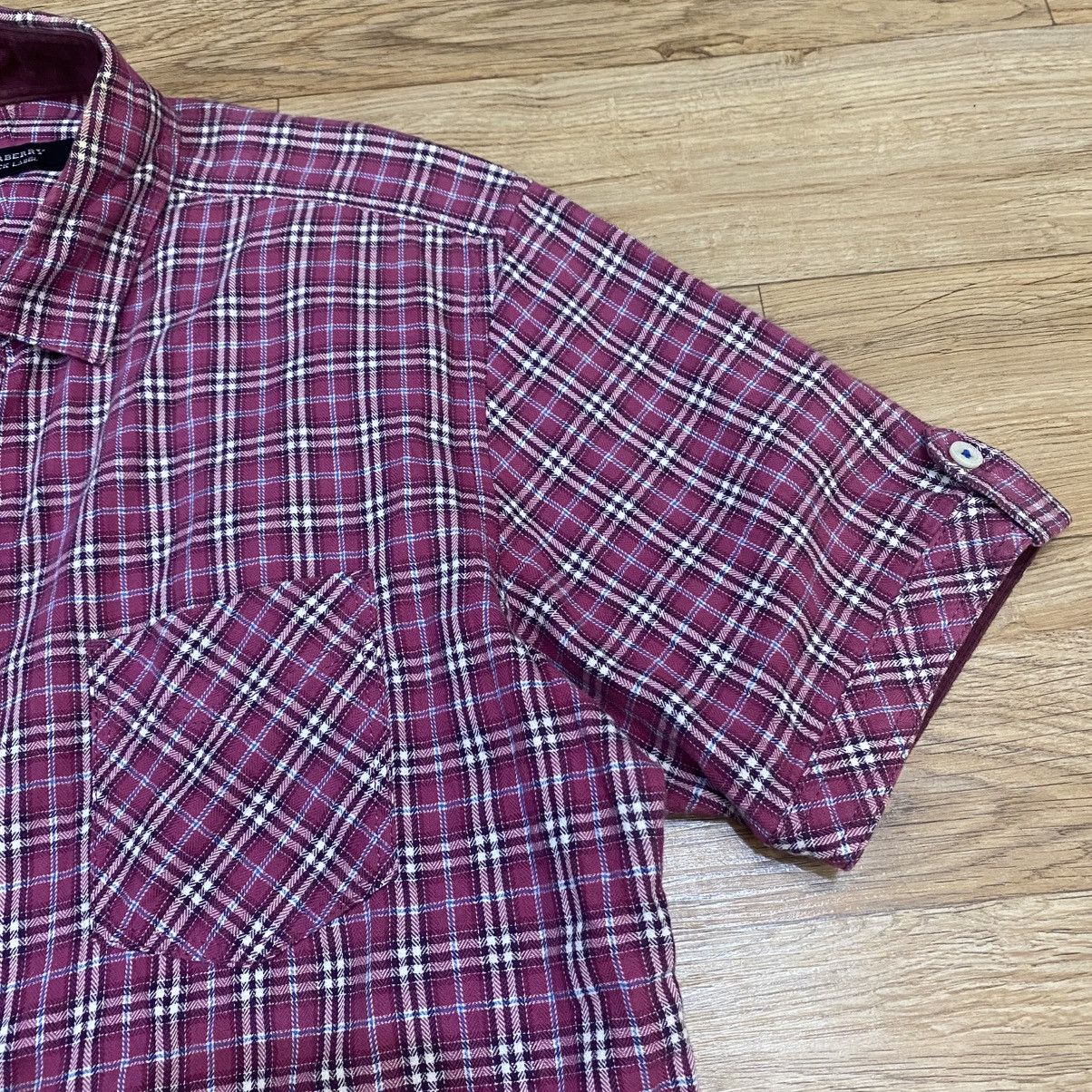 Burberry Burberry Black Label Plaid Button Up Shirt Size US M / EU 48-50 / 2 - 4 Thumbnail