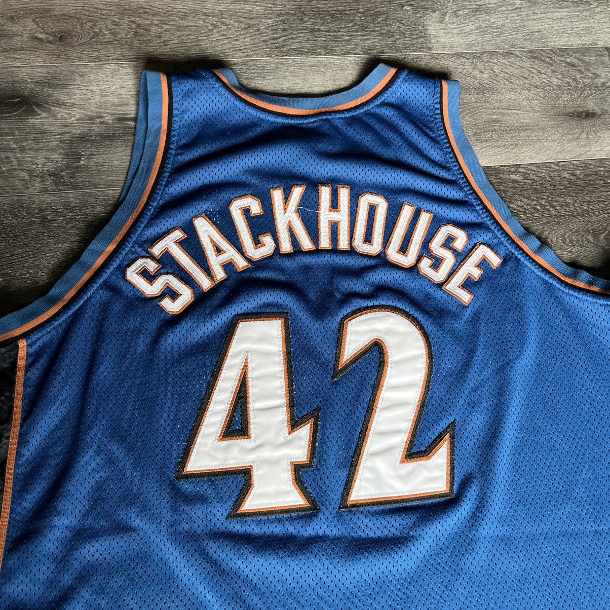 NBA Jerry Stackhouse Washington Wizards Nike Authentic Jersey 42 Size US XXL / EU 58 / 5 - 5 Thumbnail