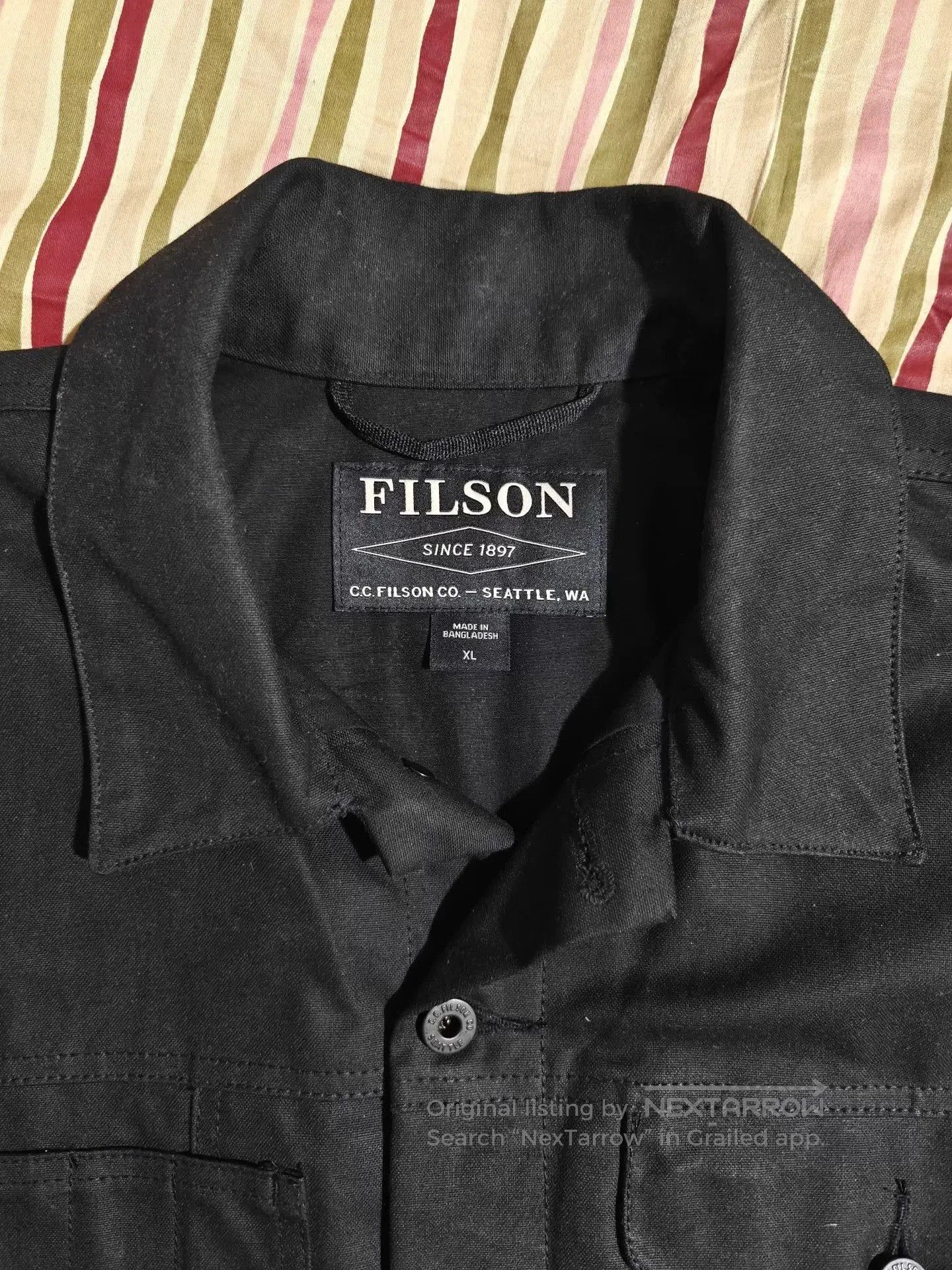 Filson Filson Cruiser Waxed Canvas Jacket. Size US XL / EU 56 / 4 - 4 Thumbnail