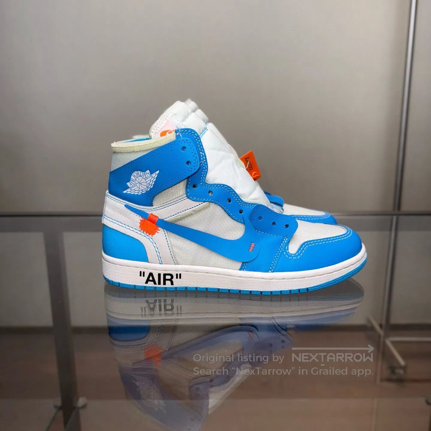 Nike Nike AJ1 Ow North Carolina Blue Size US 7.5 / EU 40-41 - 5 Thumbnail