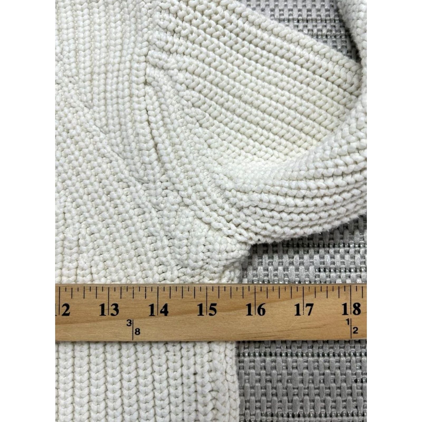 Everlane Everlane Sweater Womens Small Ivory Cotton Knit Pullover Size S / US 4 / IT 40 - 6 Thumbnail