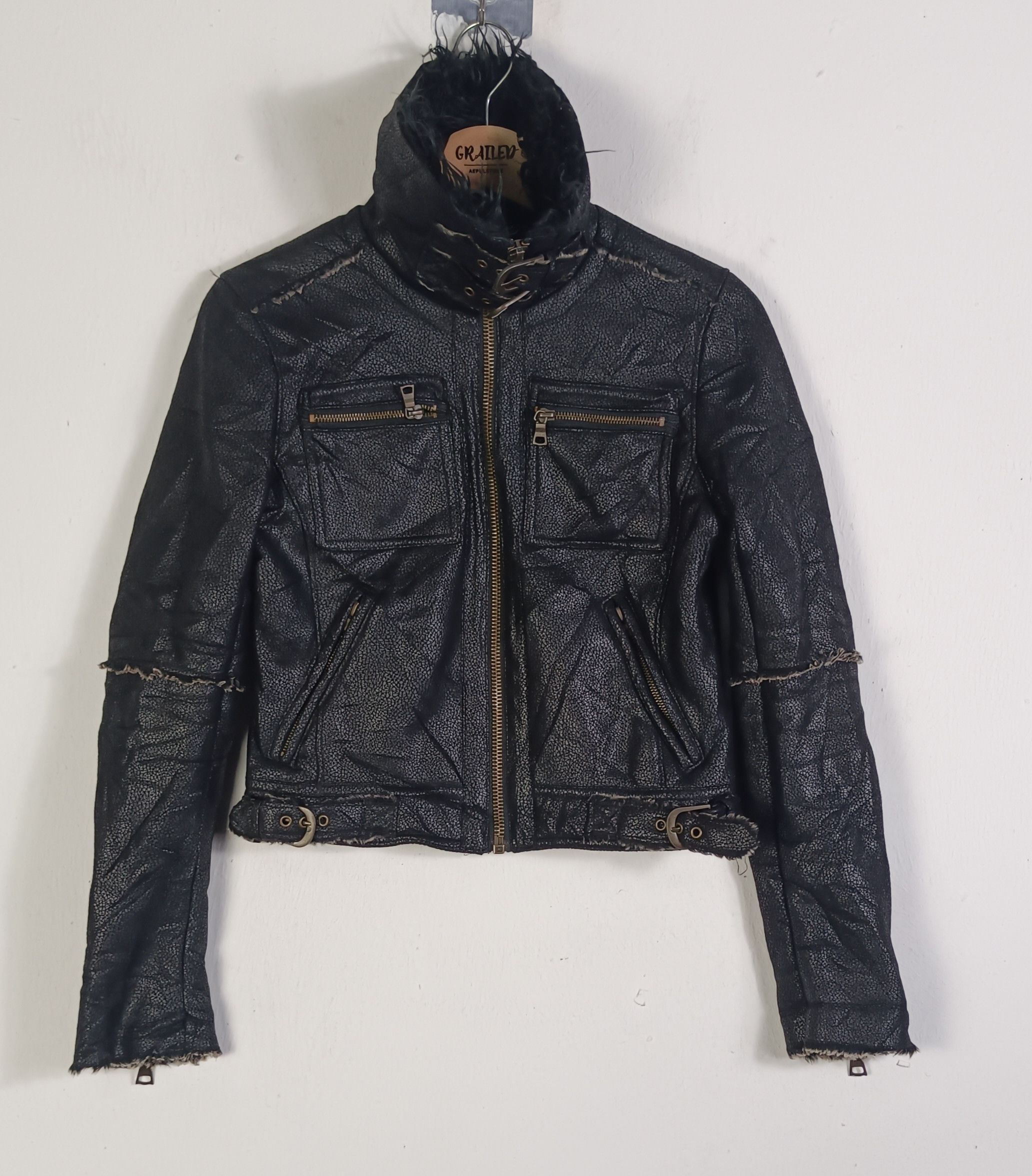 Pre-owned If Six Was Nine X Le Grande Bleu L G B Vintage Egoist Punk Gothic Jacket Ifsixwasnine Lgb Style In Black