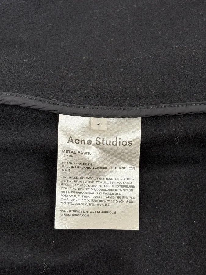 Acne Studios AW2016 Acne Studios Black Wool Structural Jacket Size US M / EU 48-50 / 2 - 9 Thumbnail