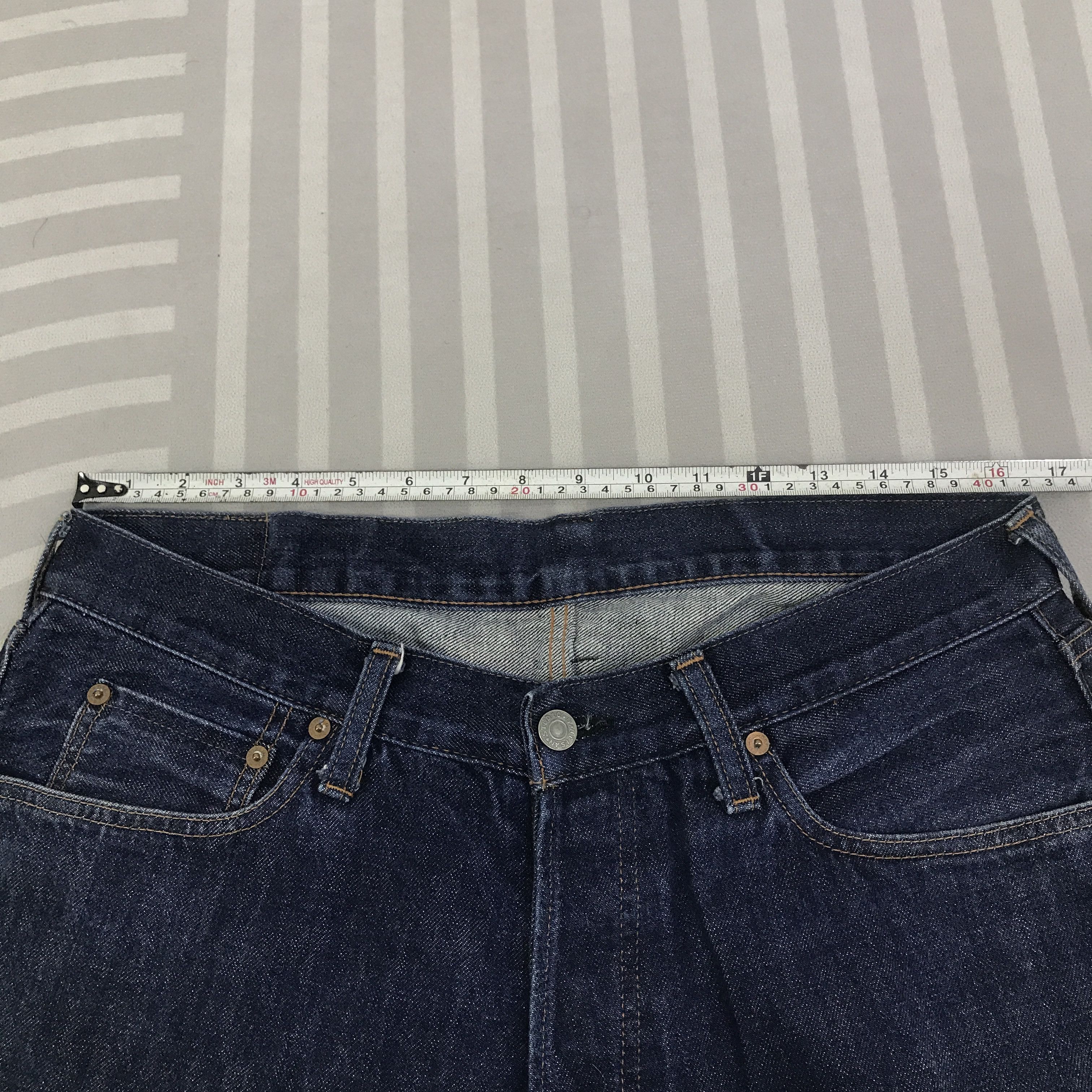 Studio D'Artisan Vintage Studio D Artisan Blue Denim Jeans PantsK130B4 Size US 33 - 7 Thumbnail